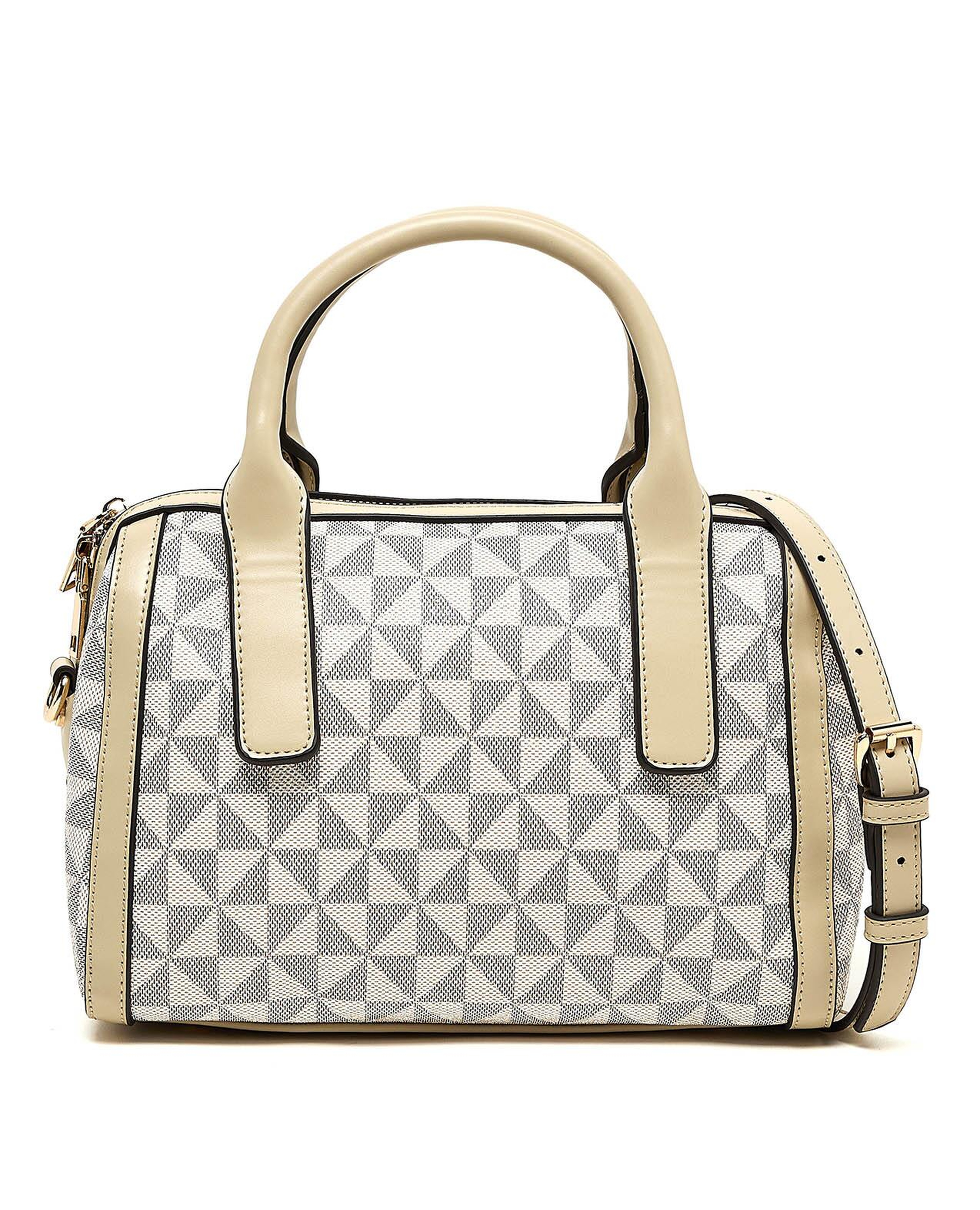 Patterned Satchel Bag