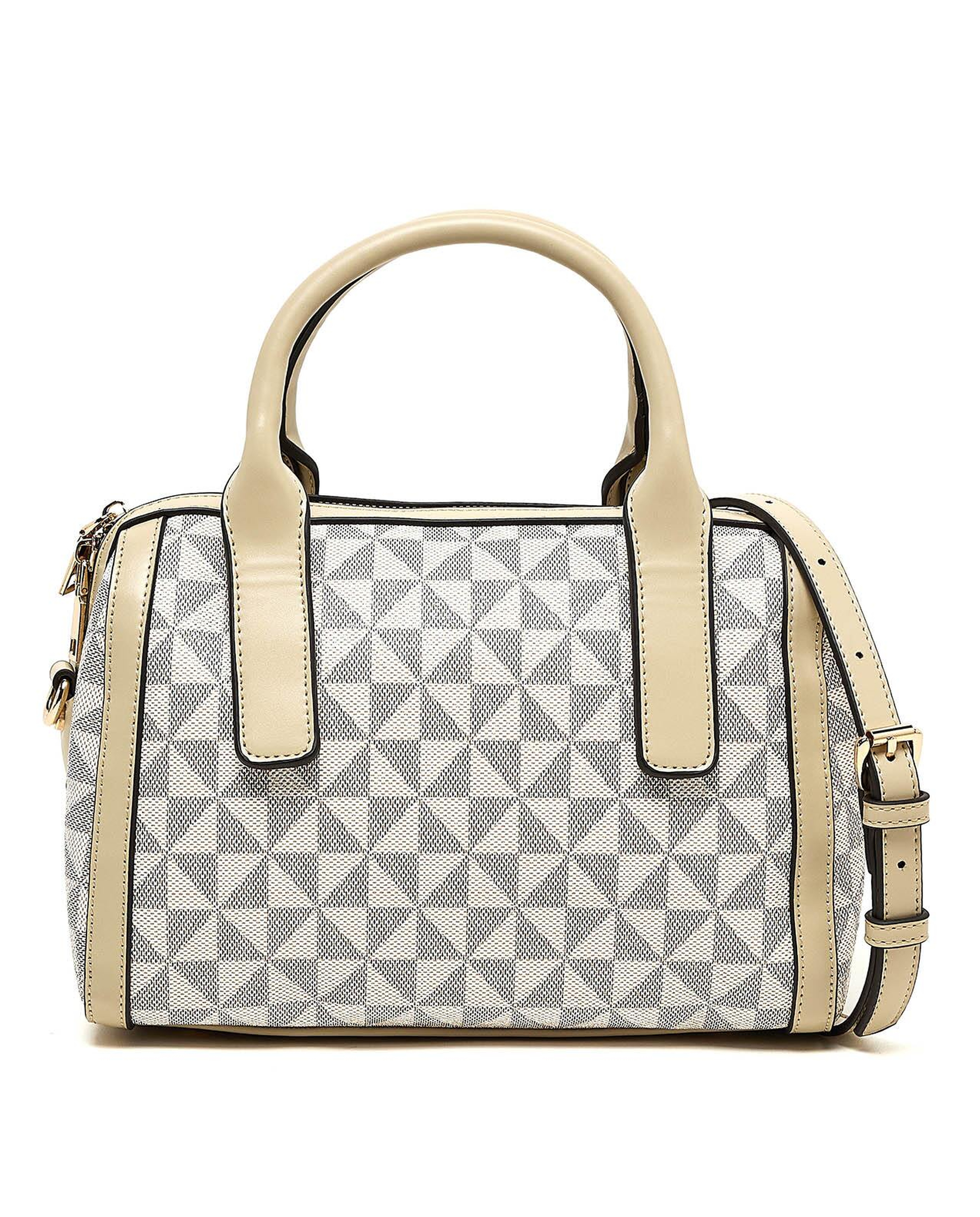 Patterned Satchel Bag
