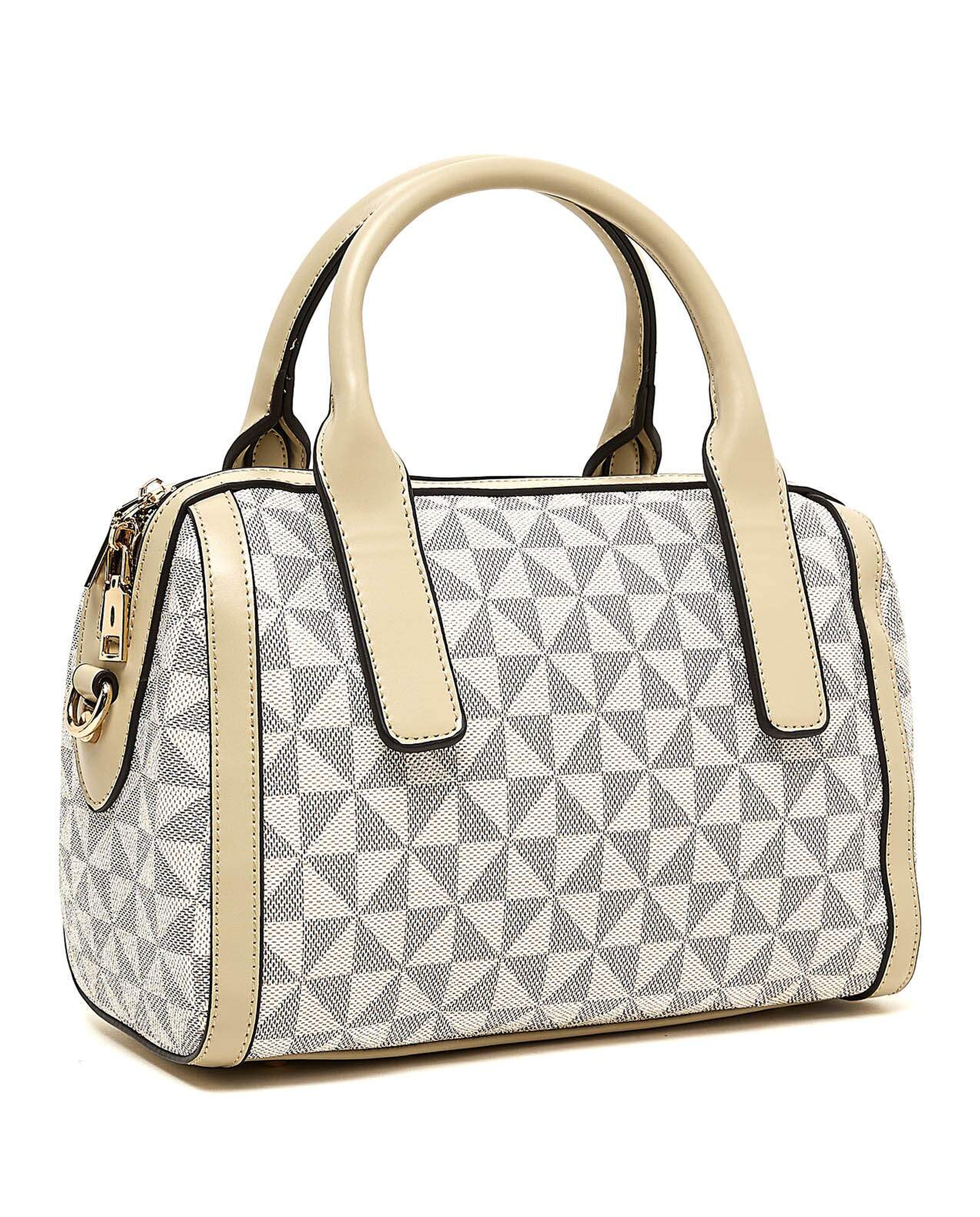 Patterned Satchel Bag