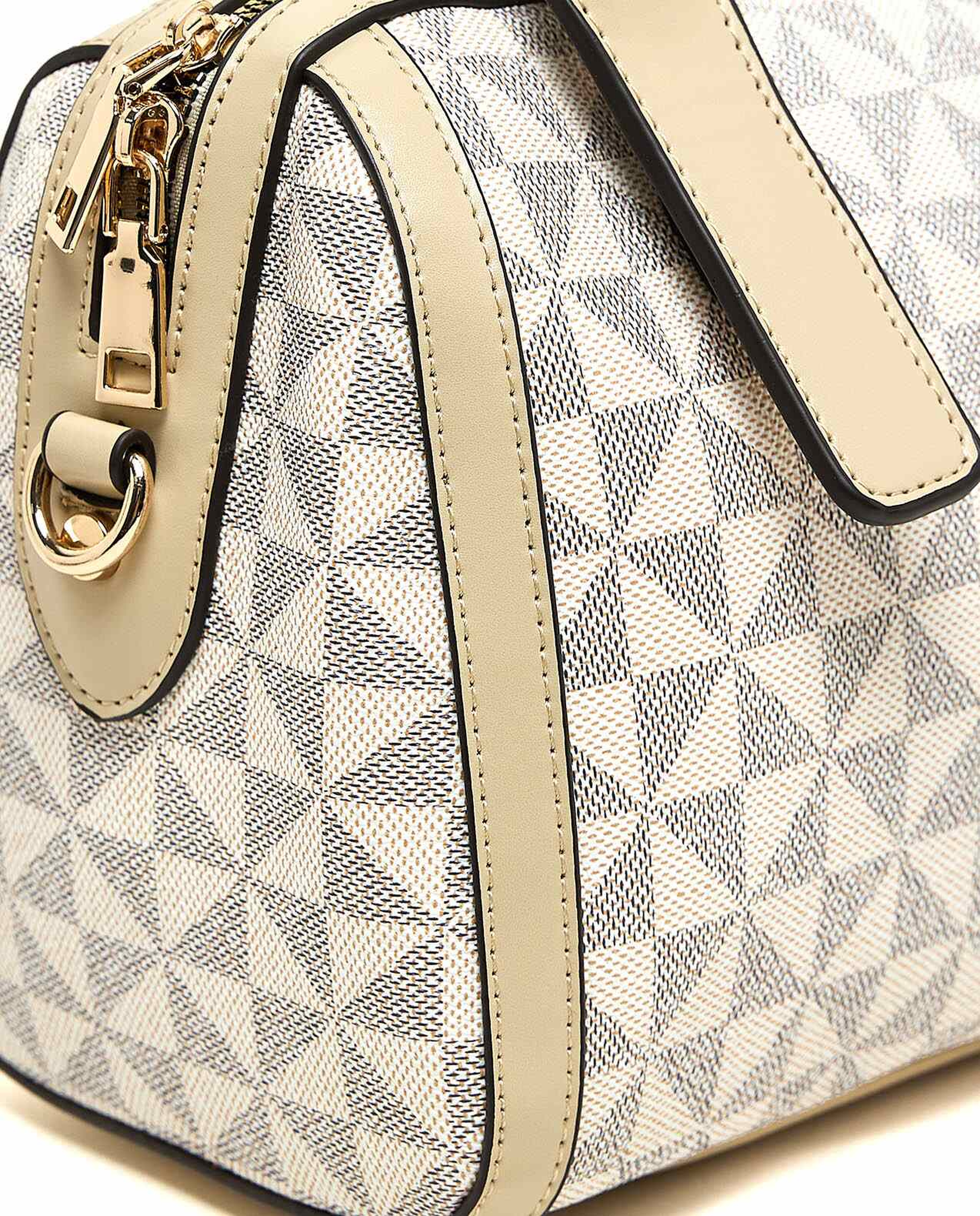 Patterned Satchel Bag