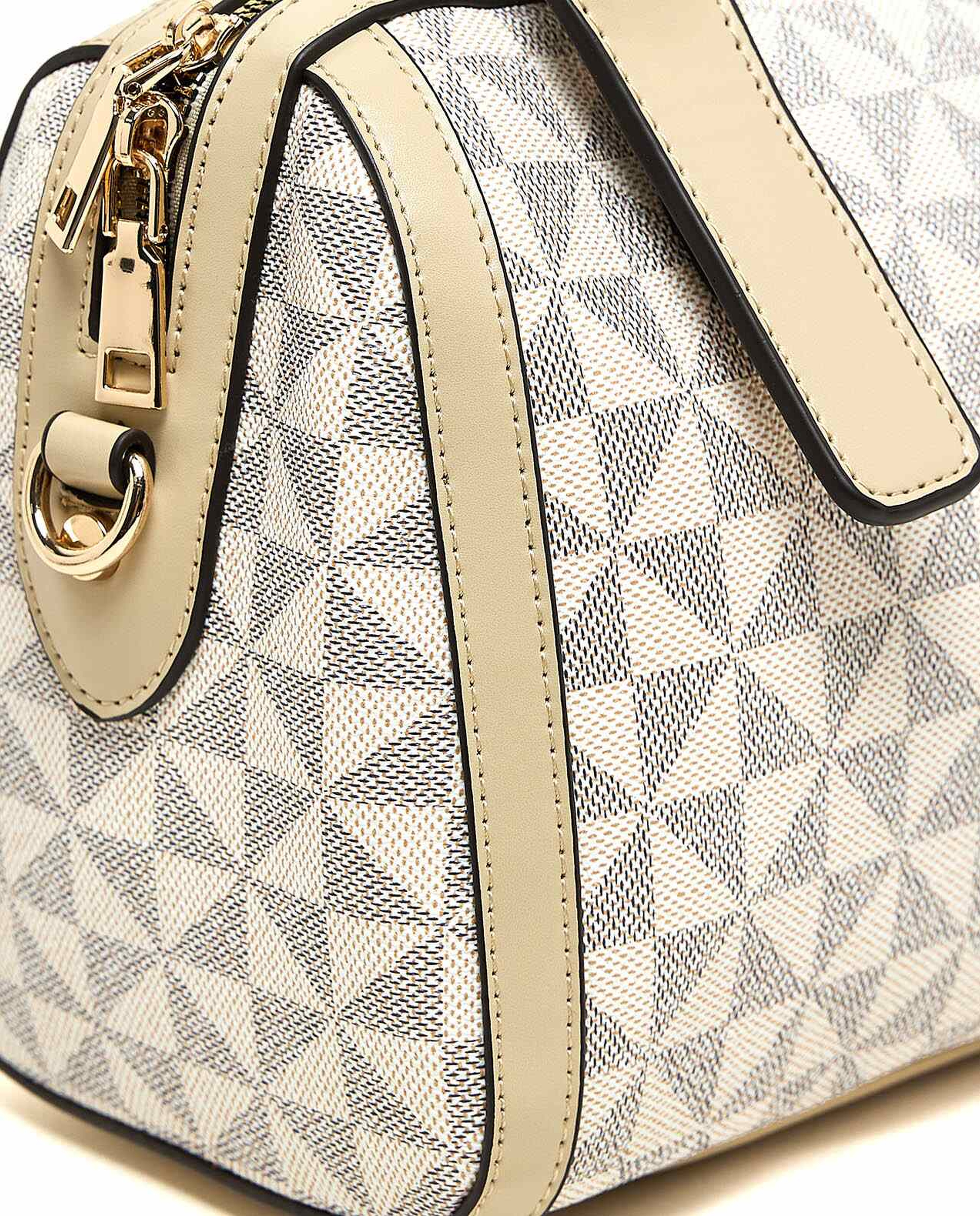 Patterned Satchel Bag