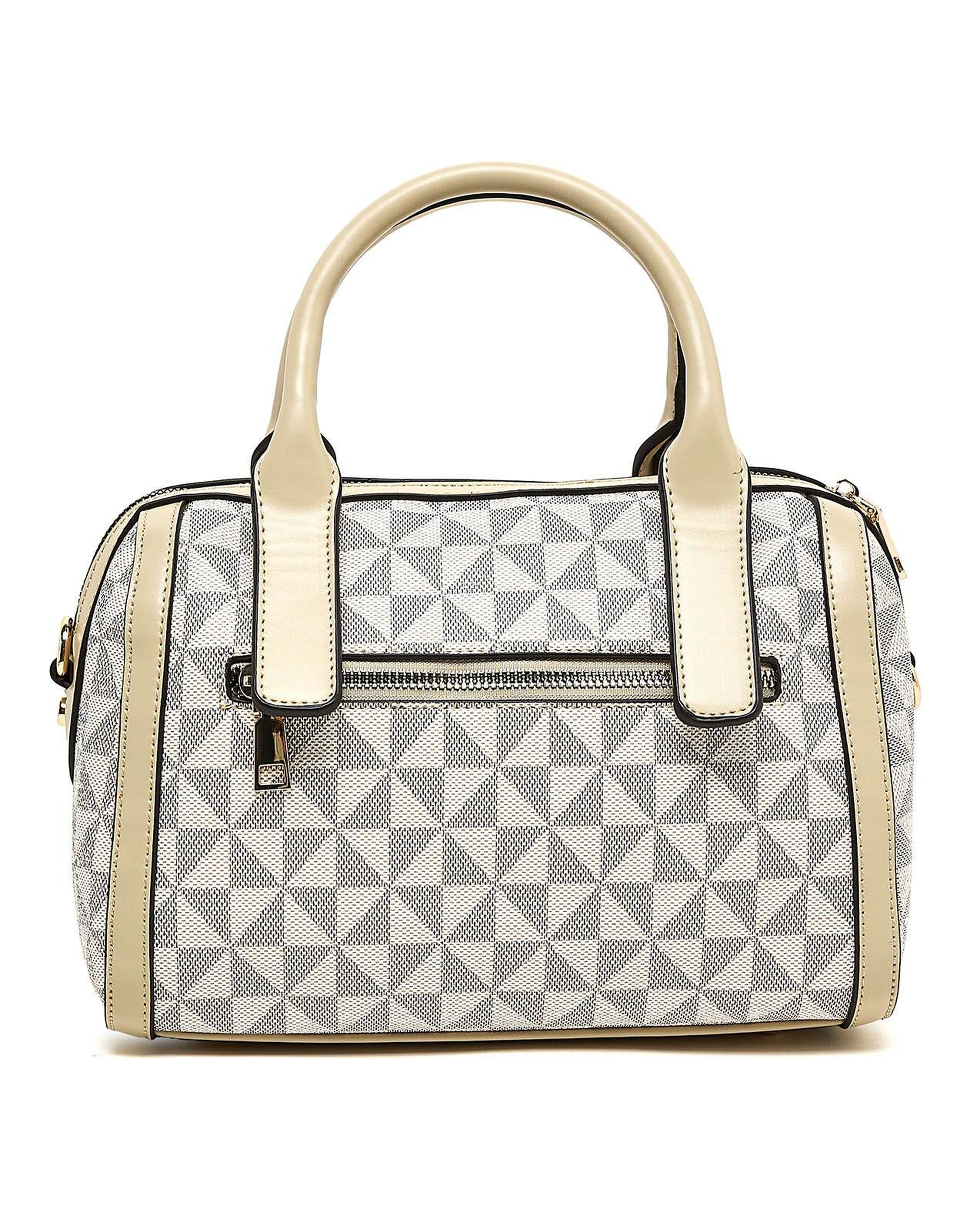 Patterned Satchel Bag
