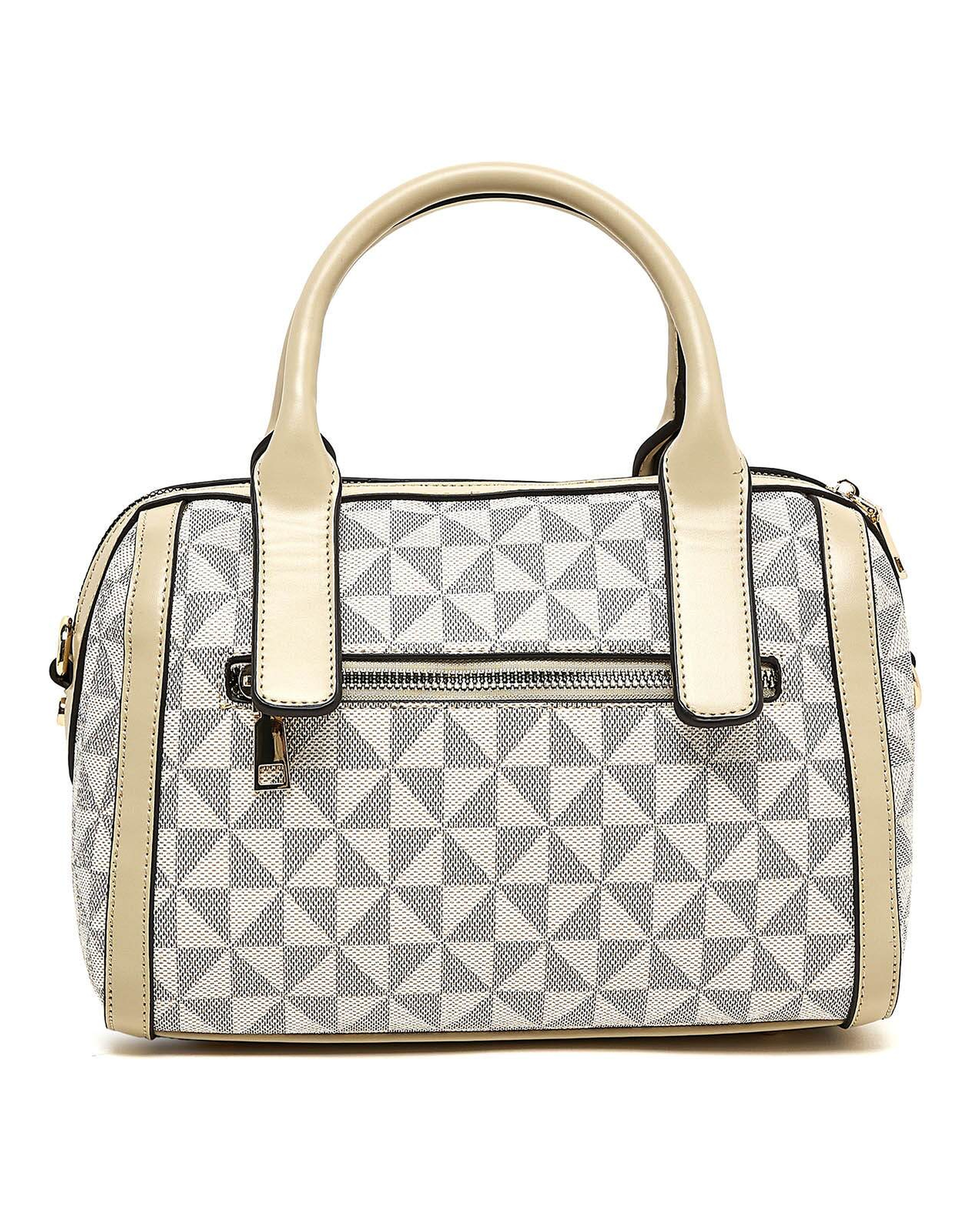 Patterned Satchel Bag