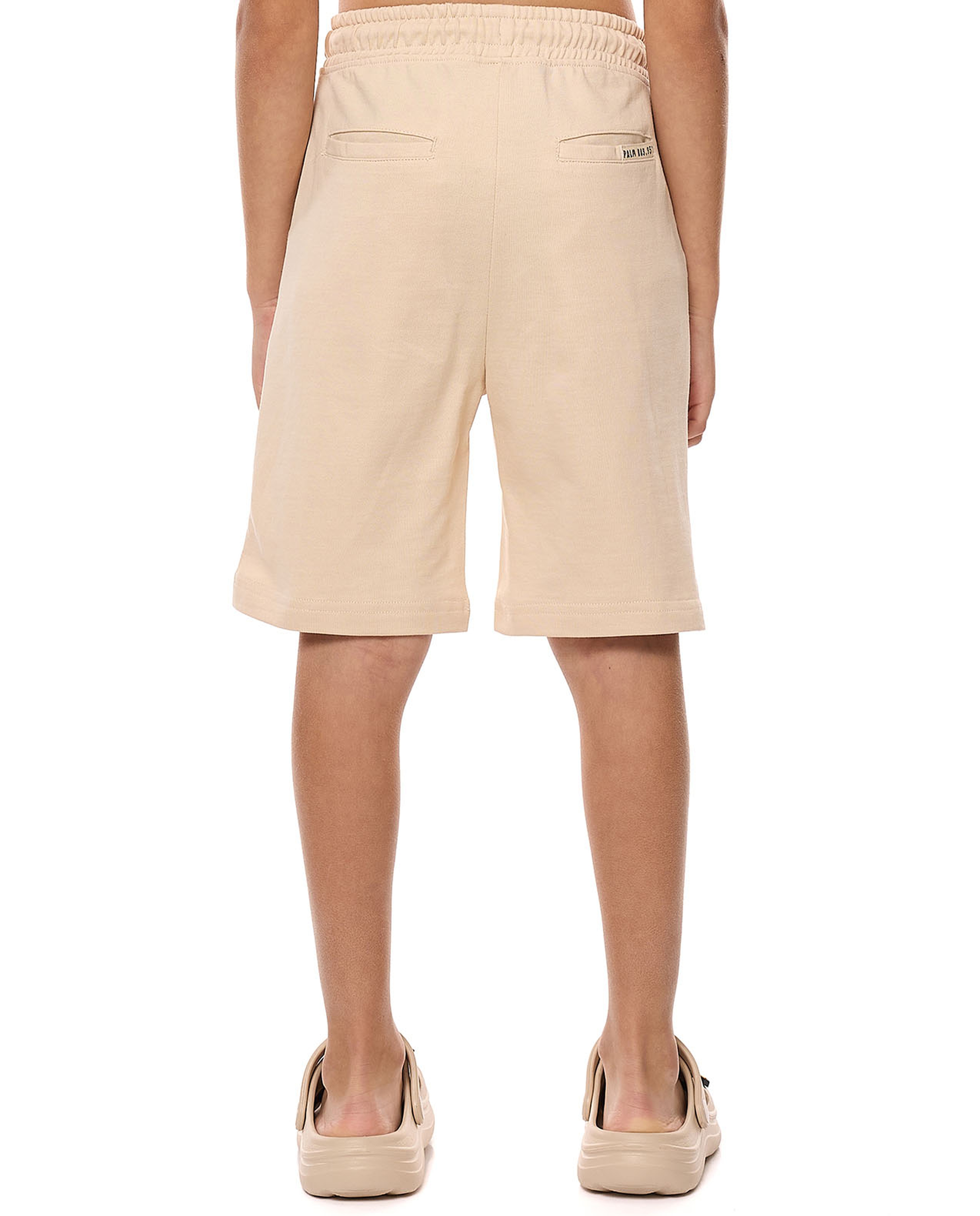 Solid Shorts with Drawstring Waist