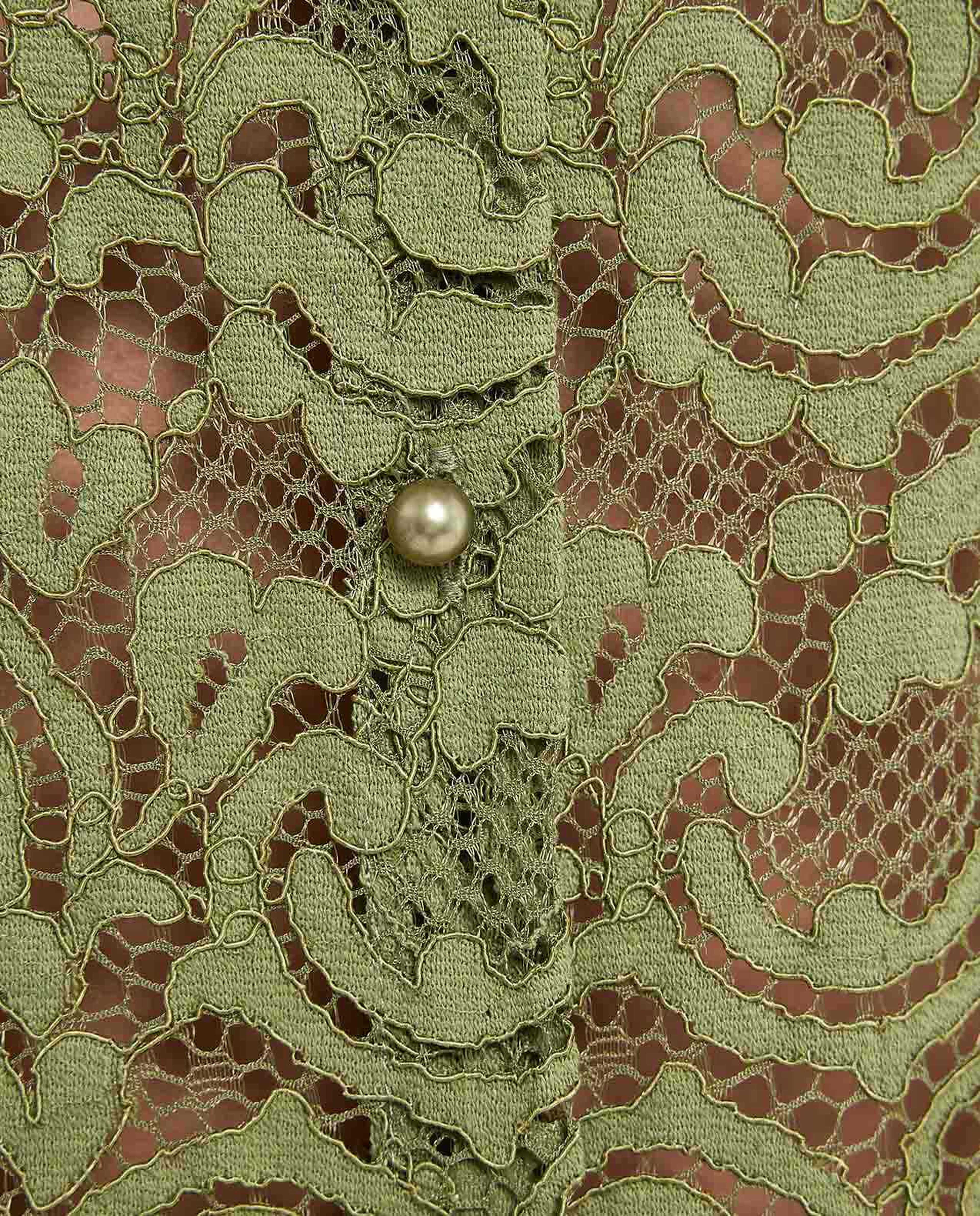 Lace Pants with Button Closure