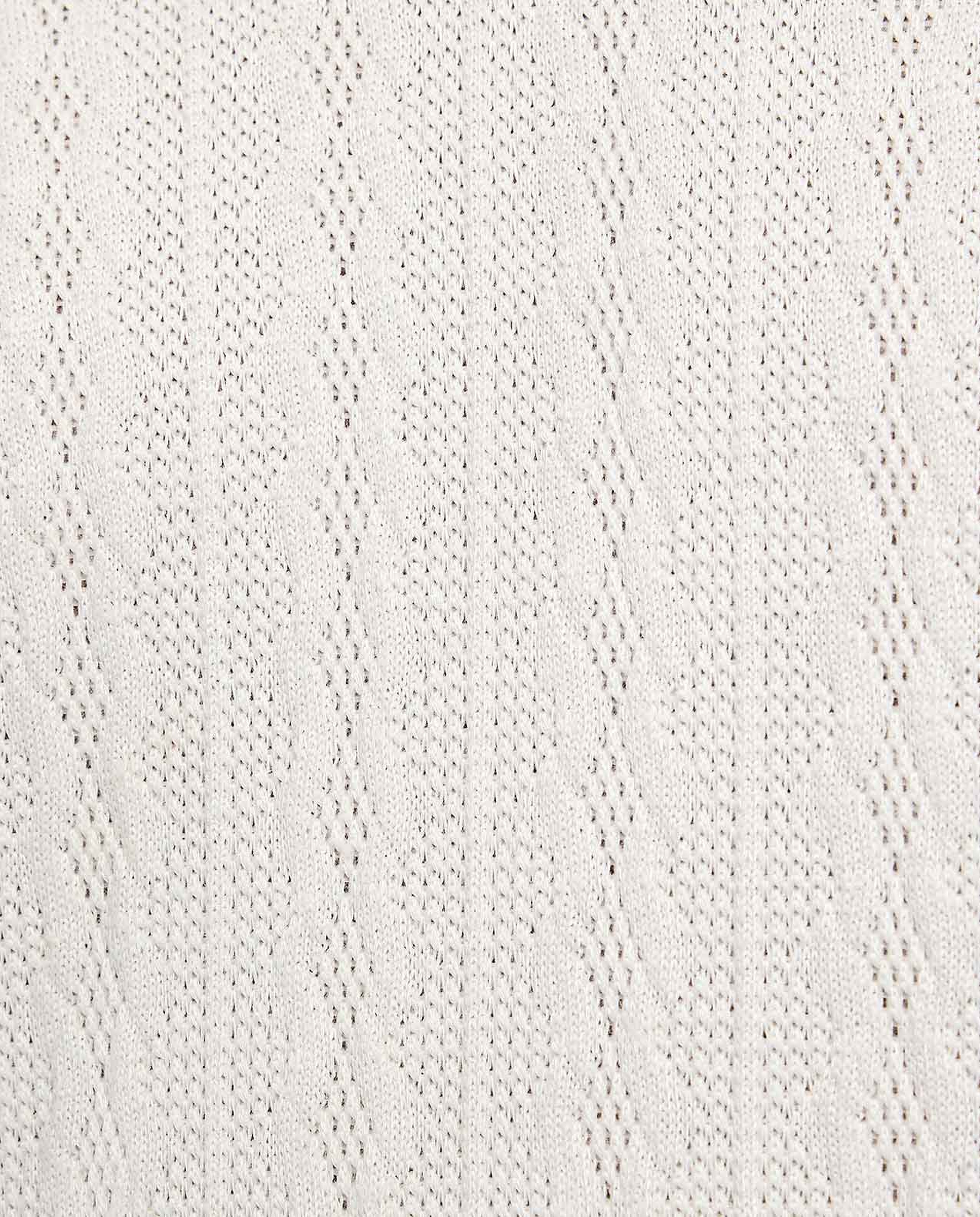 Textured Polo T-Shirt with Short Sleeves