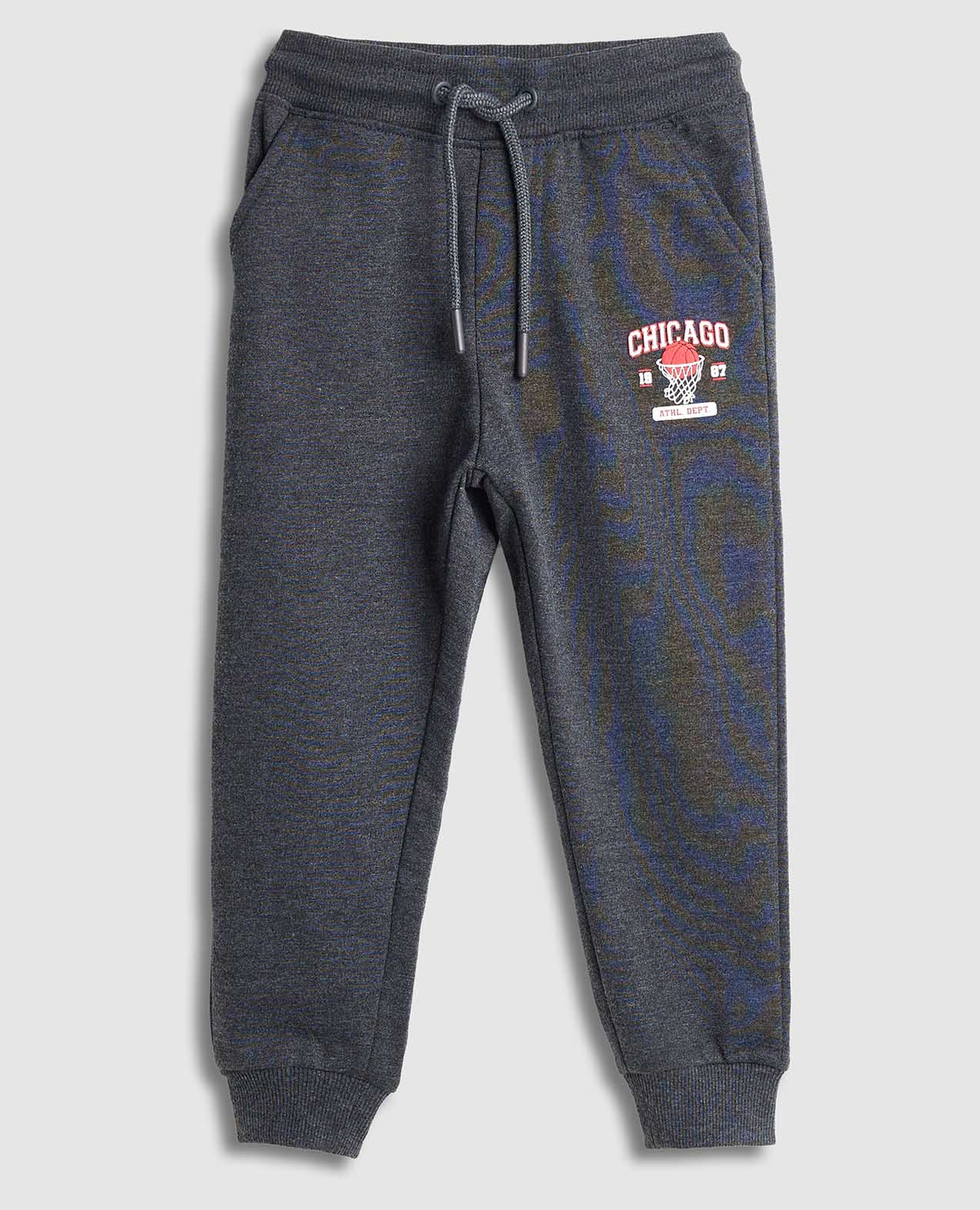 بنطال جوغر بطبعة برباط خصر