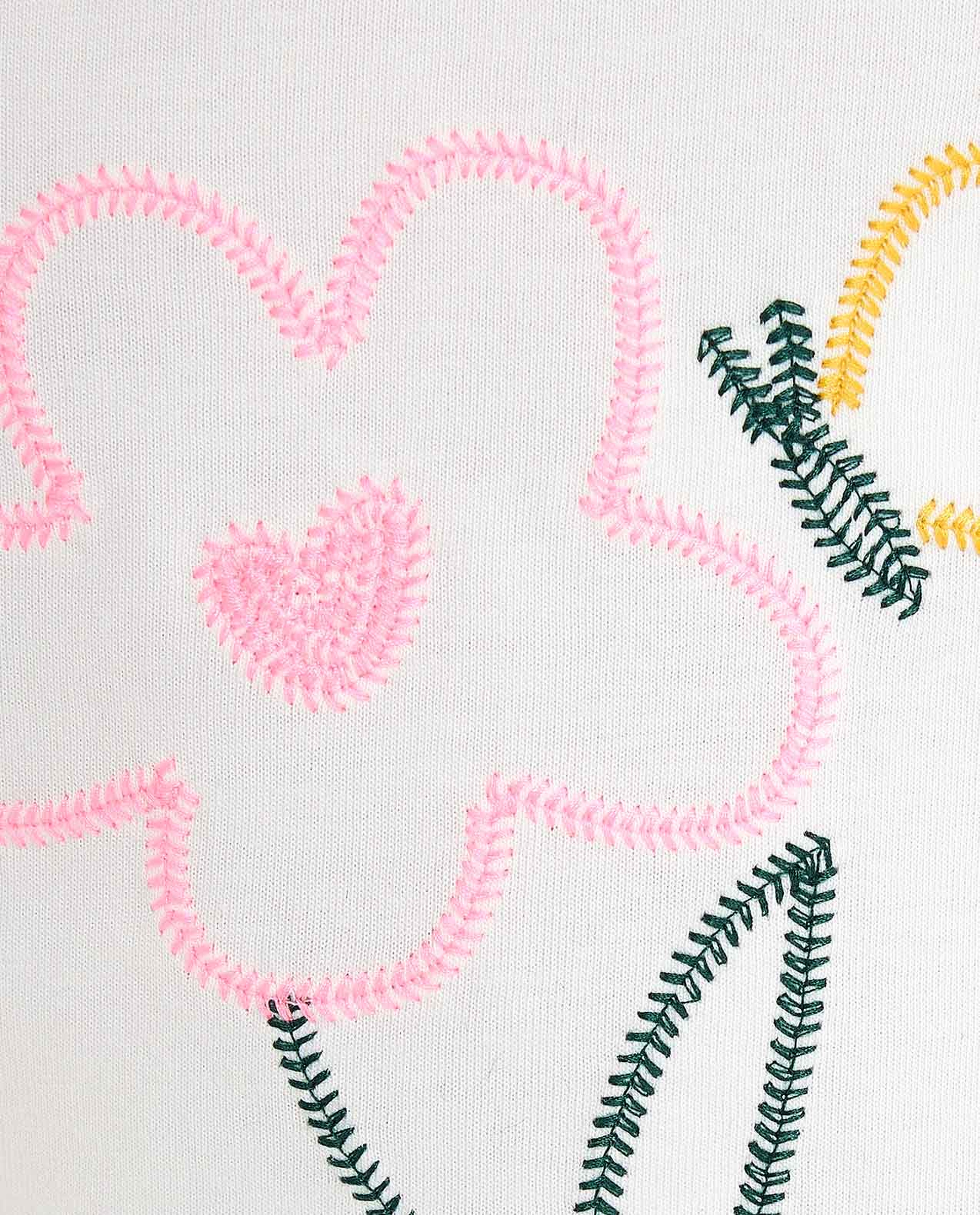 Printed Top with Crew Neck and Short Sleeves