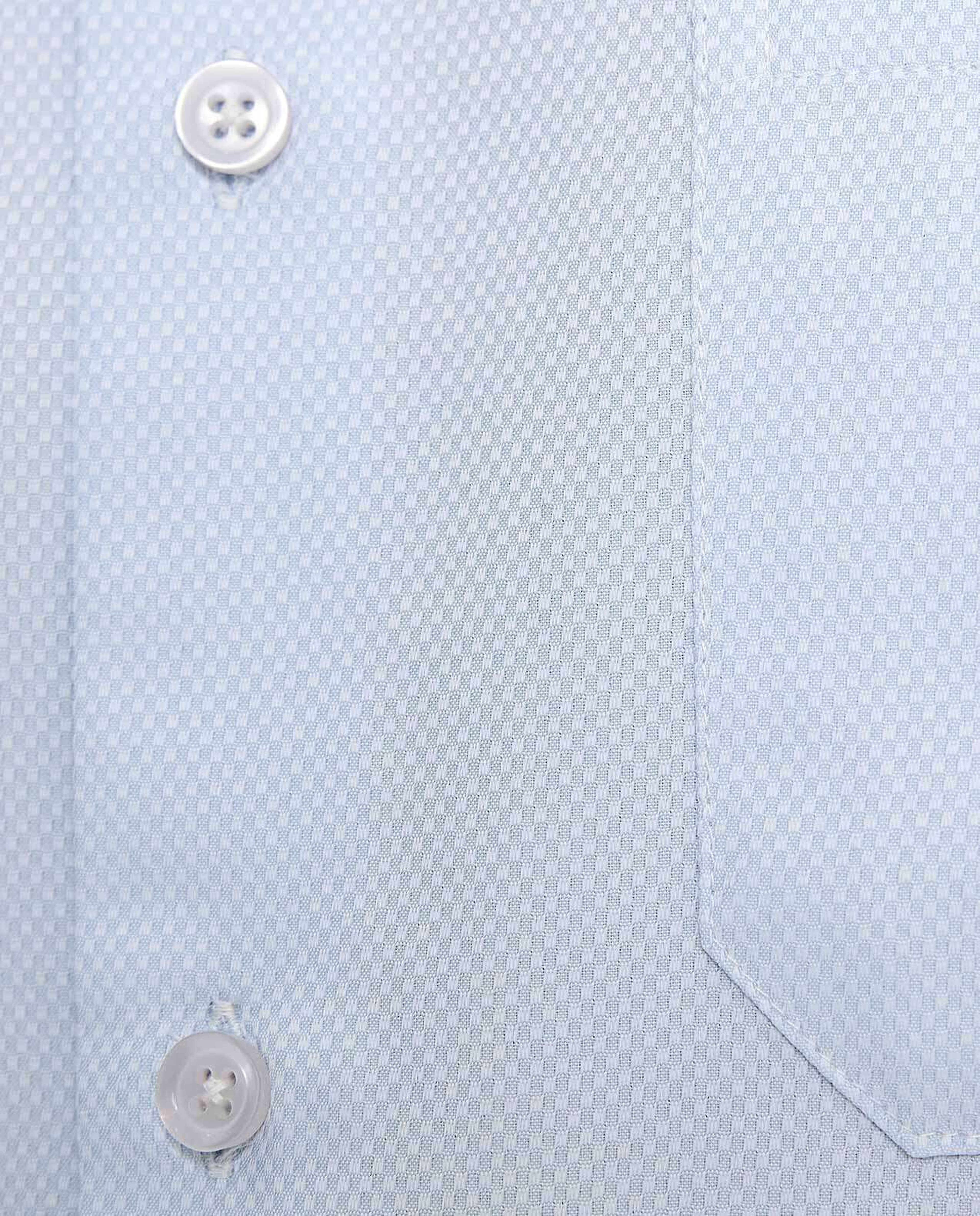 Textured Shirt with Button-Down Collar and Short Sleeves