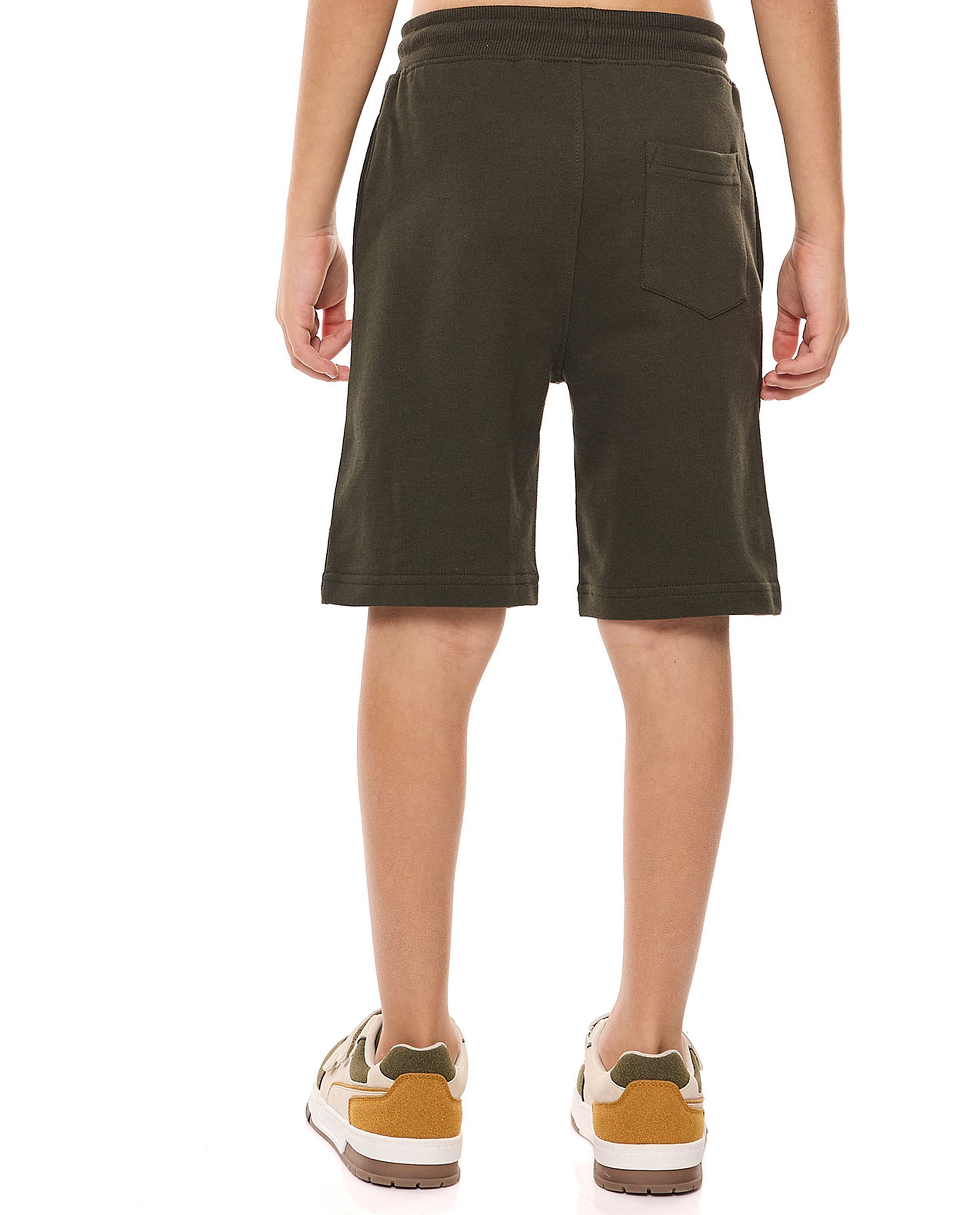 Printed Shorts with Drawstring Waist