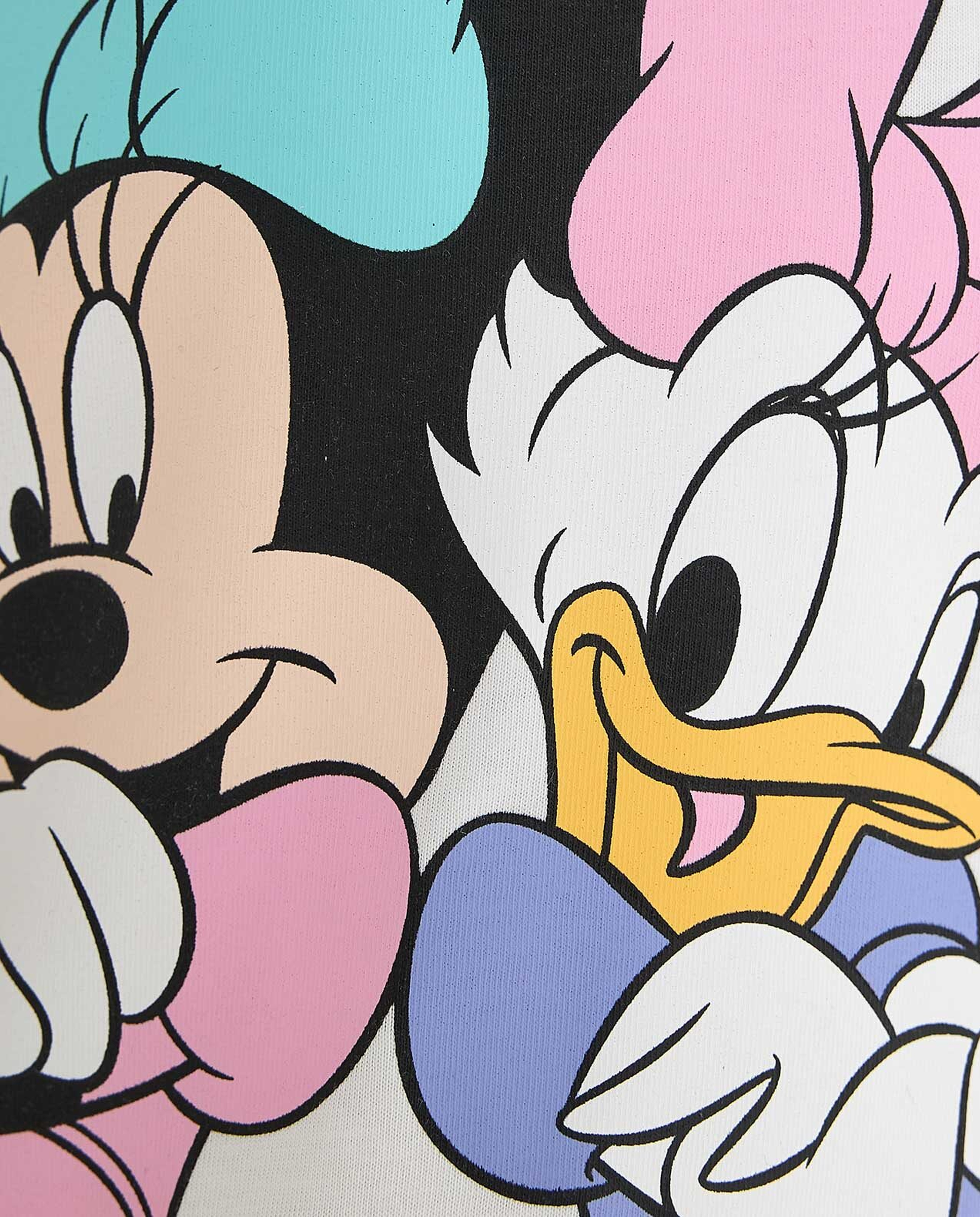 Minnie Mouse & Daisy Duck Printed Nightdress with Short Sleeves