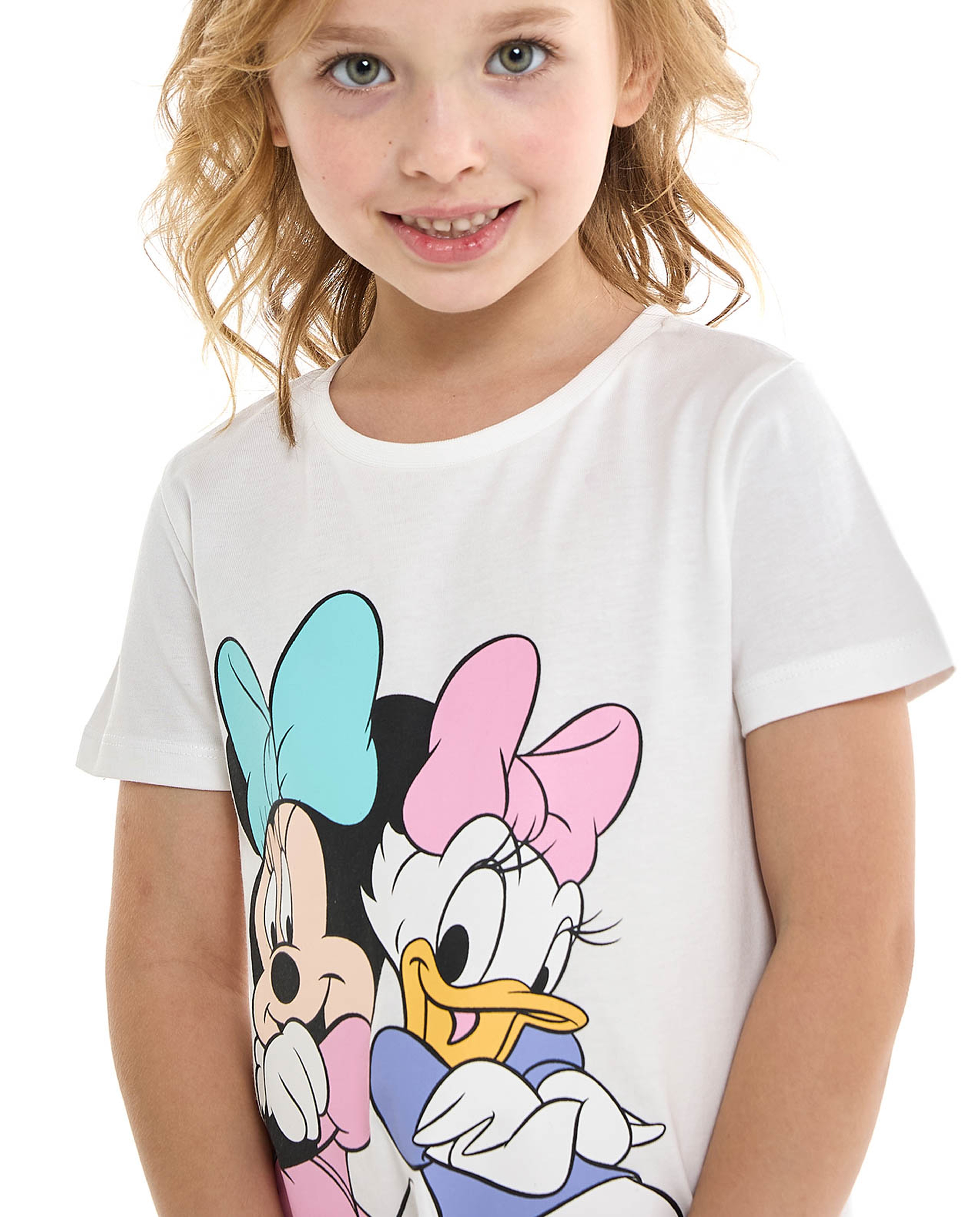 Minnie Mouse & Daisy Duck Printed Nightdress with Short Sleeves