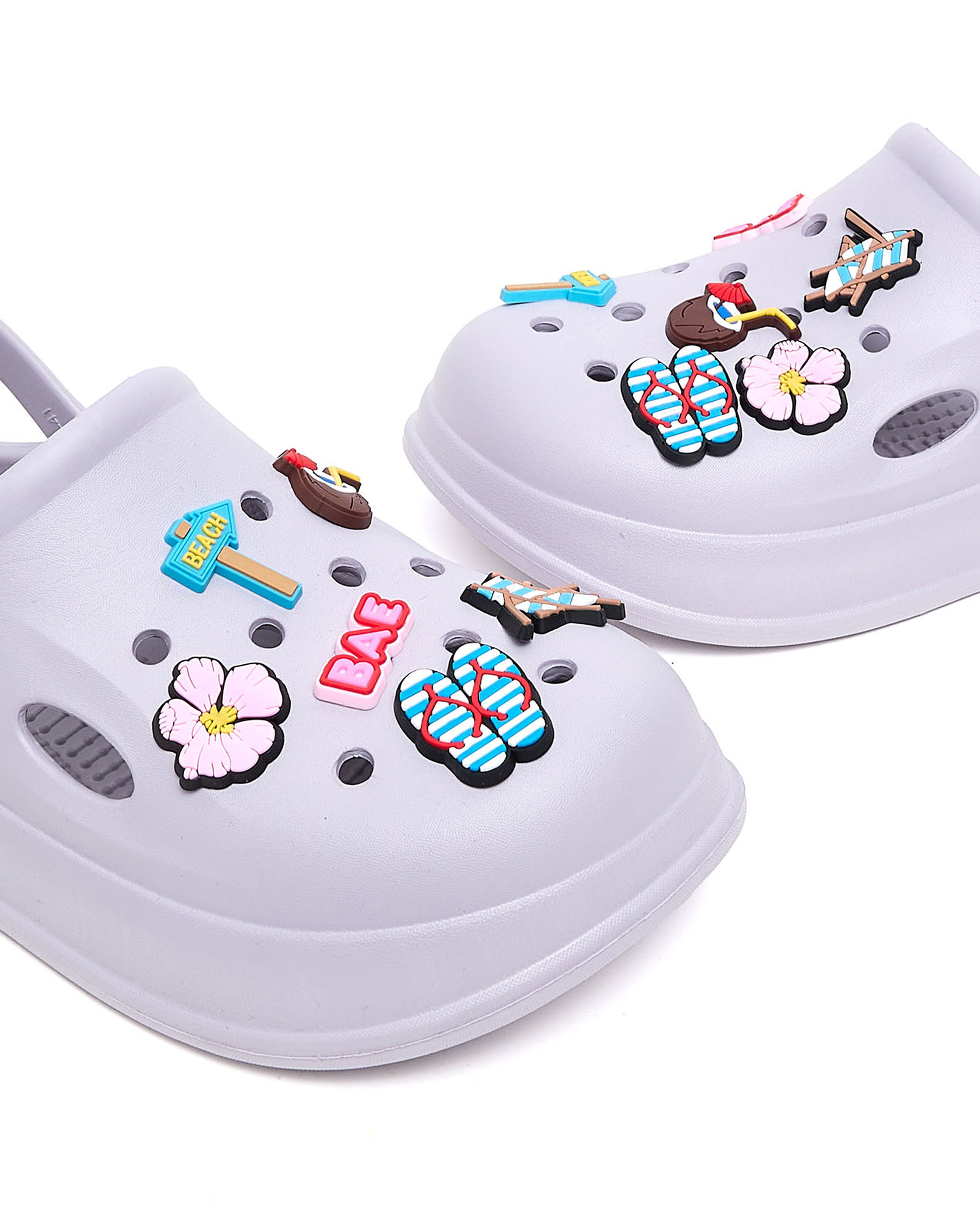 Charm Slingback Clogs