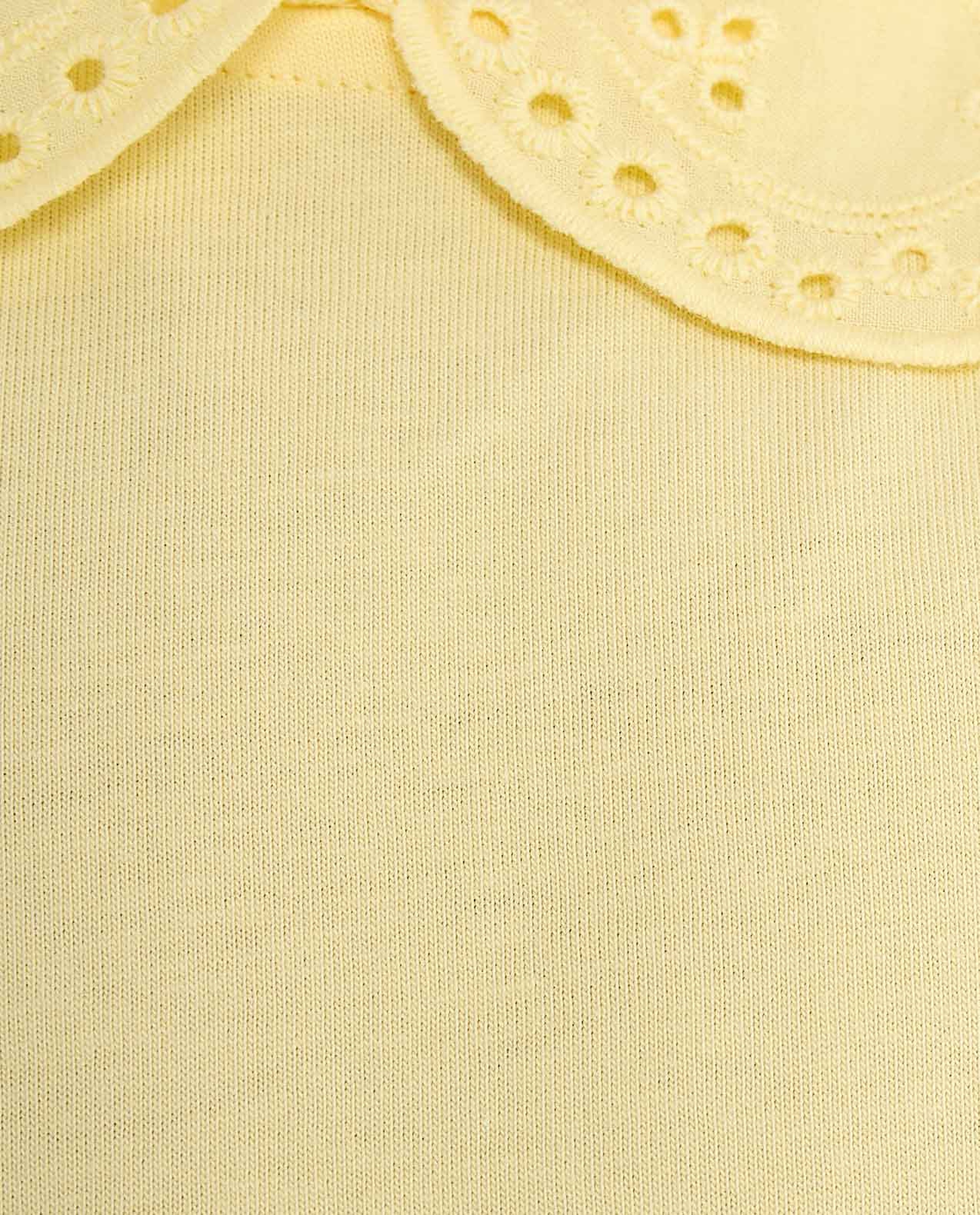 Solid Top with Baby Collar and Short Sleeves