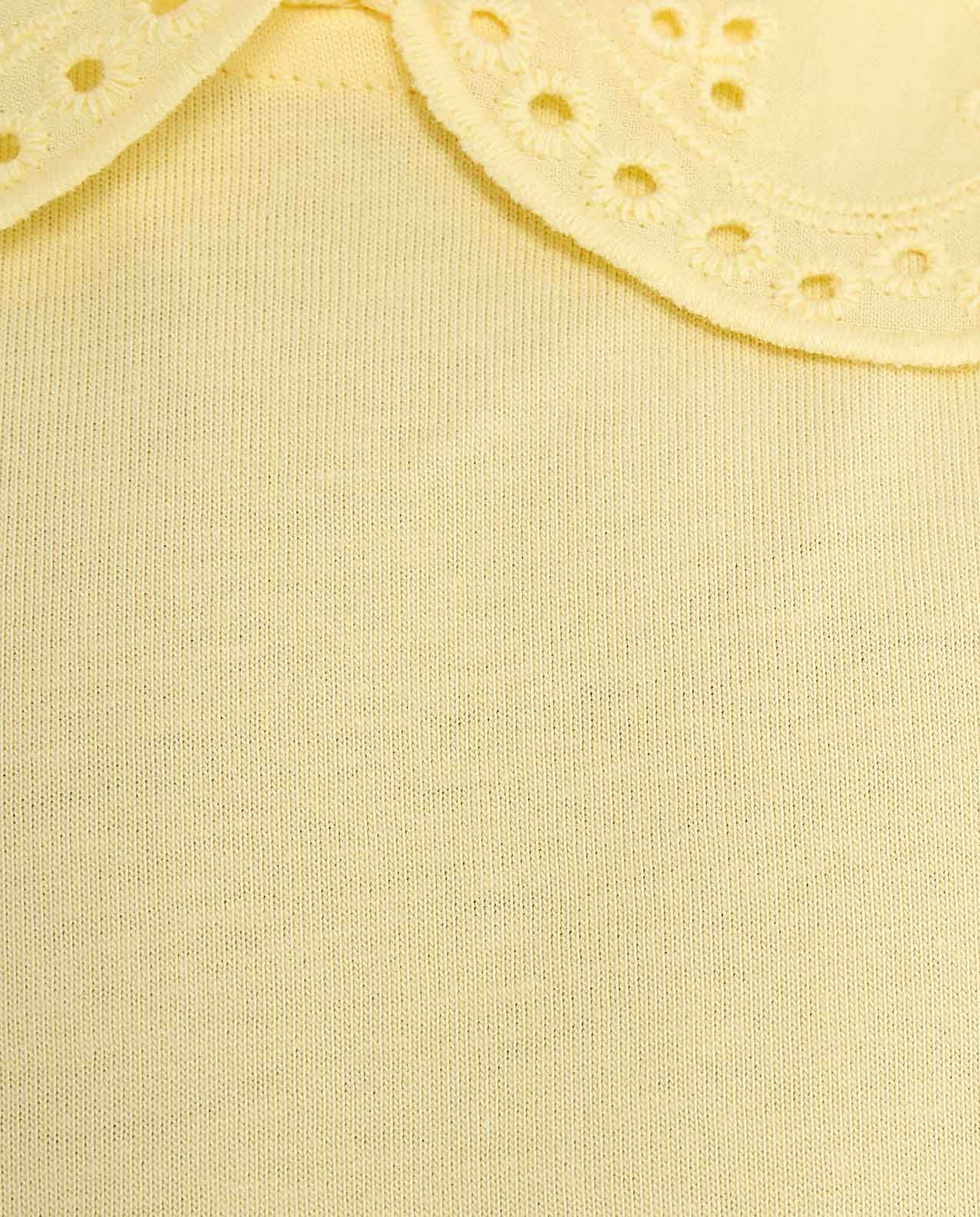 Solid Top with Baby Collar and Short Sleeves