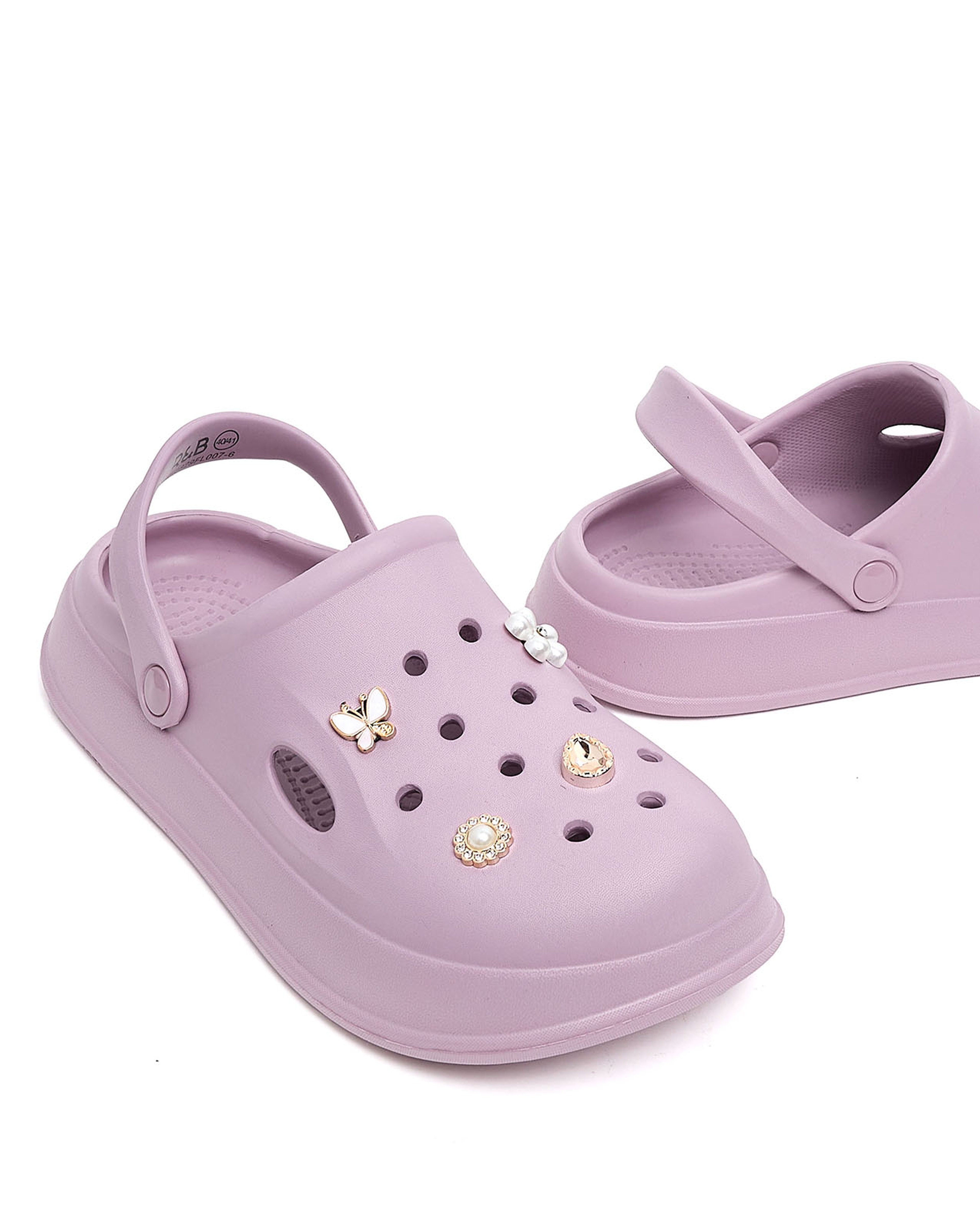Charm Slingback Clogs