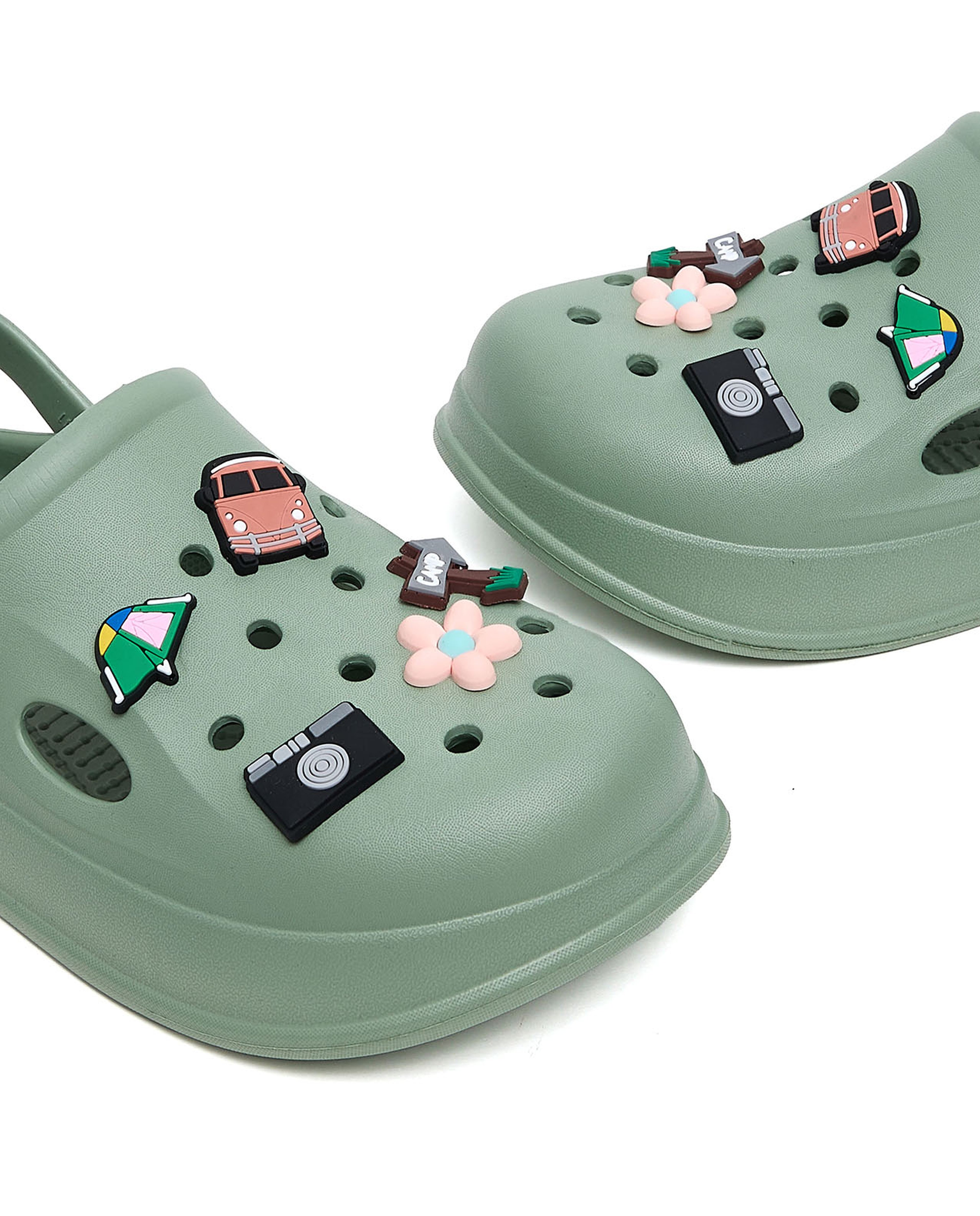 Charm Slingback Clogs