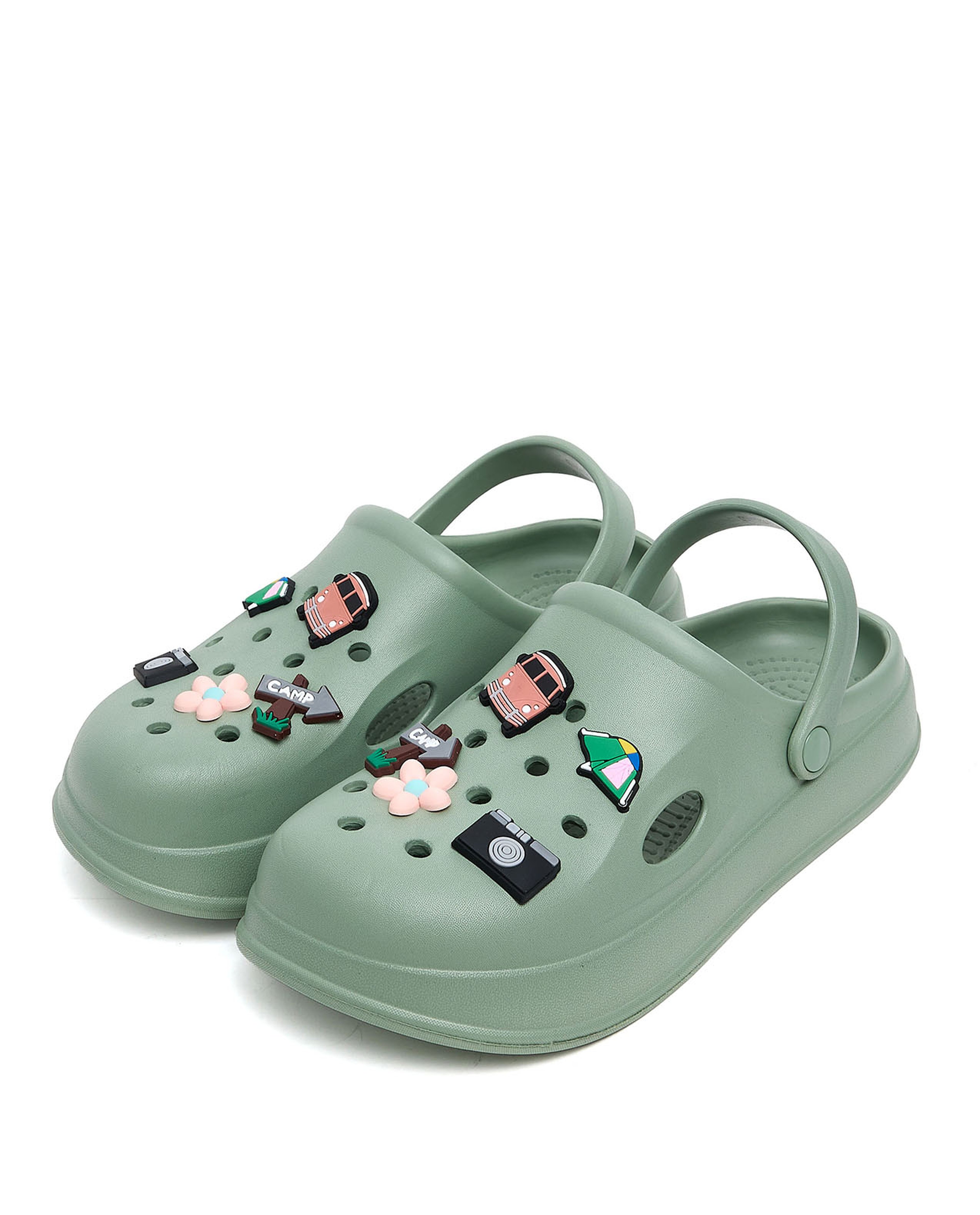 Charm Slingback Clogs