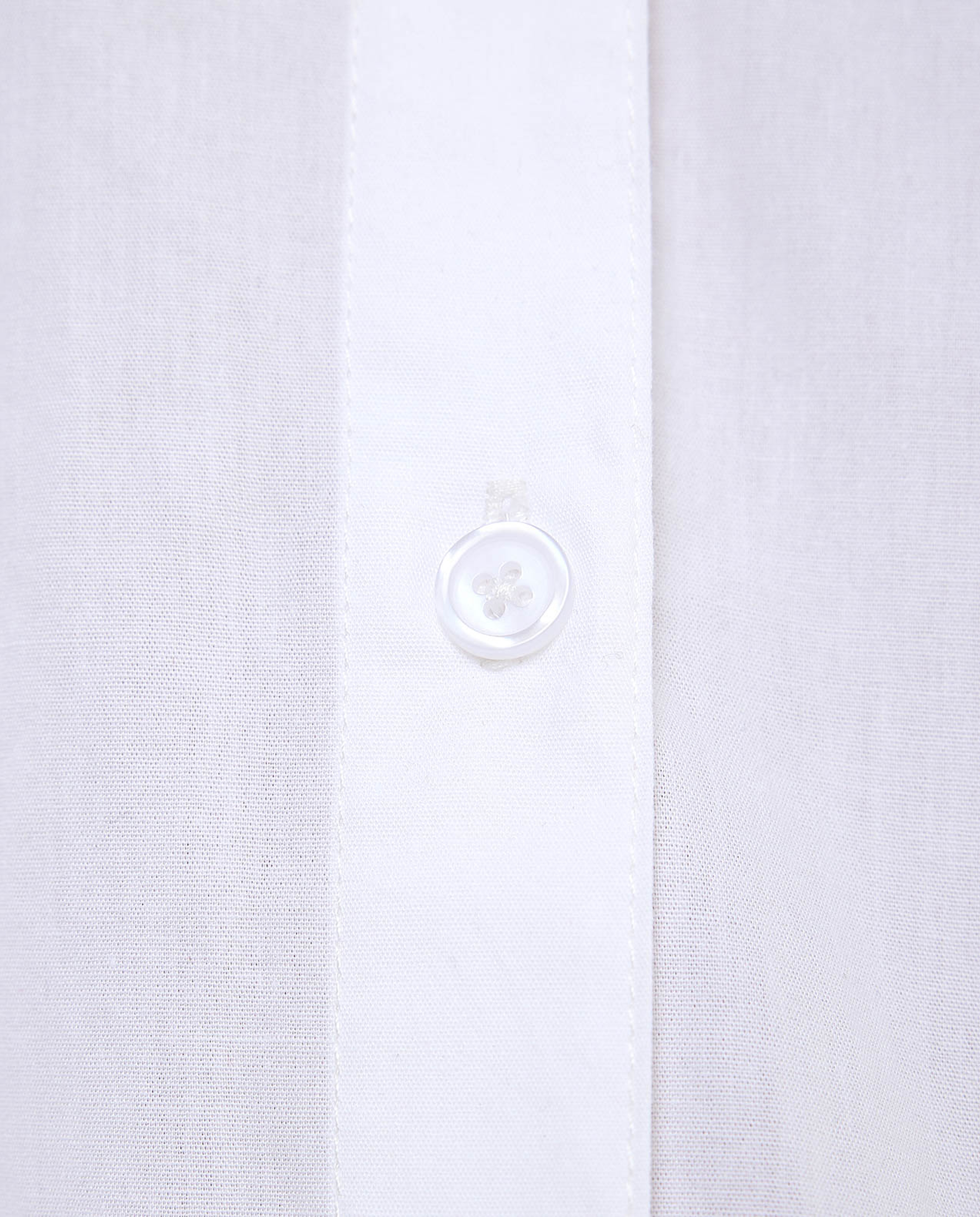 Solid Shirt with Classic Collar and Long Sleeves