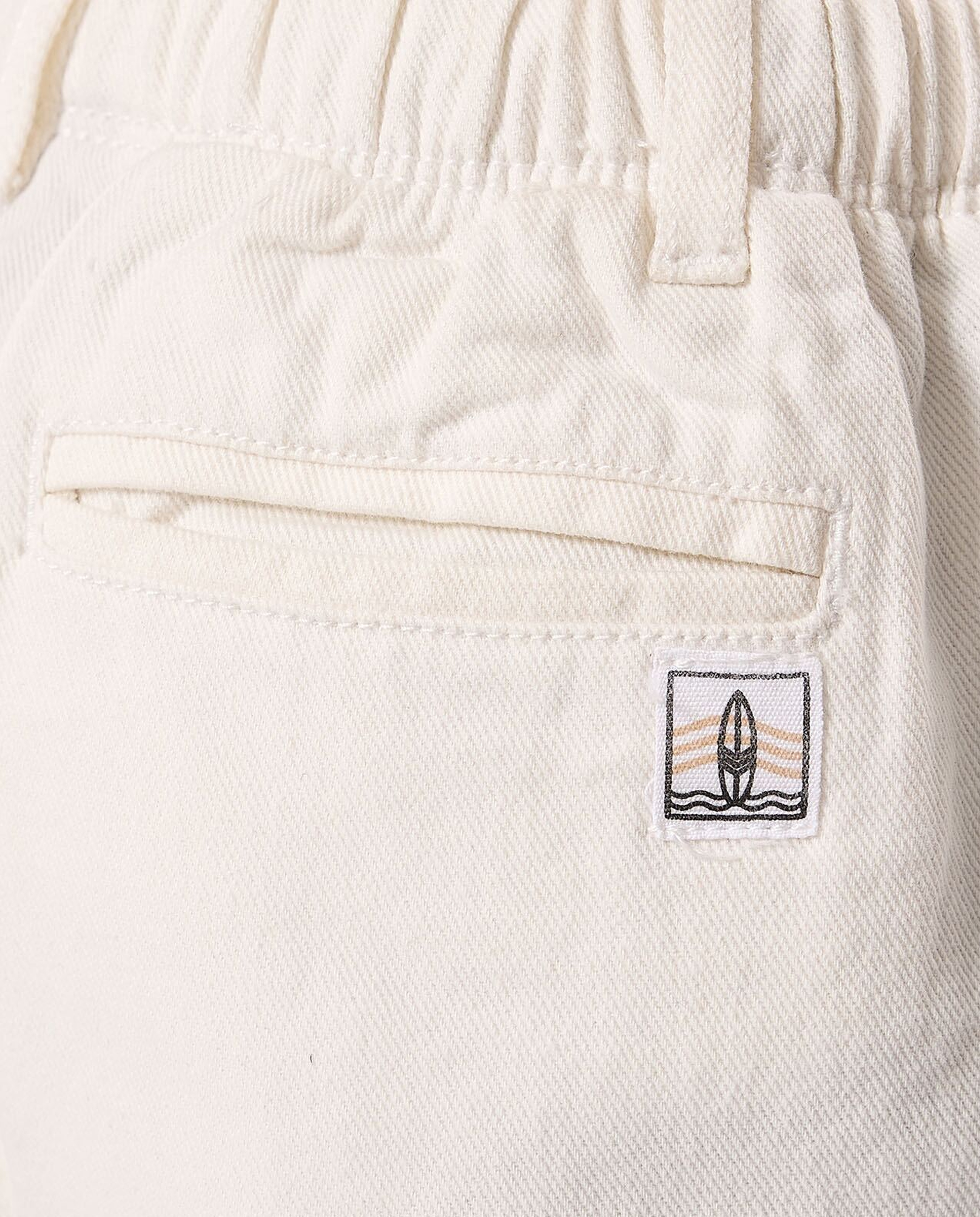 Solid Relaxed Fit Pants with Elastic Waist