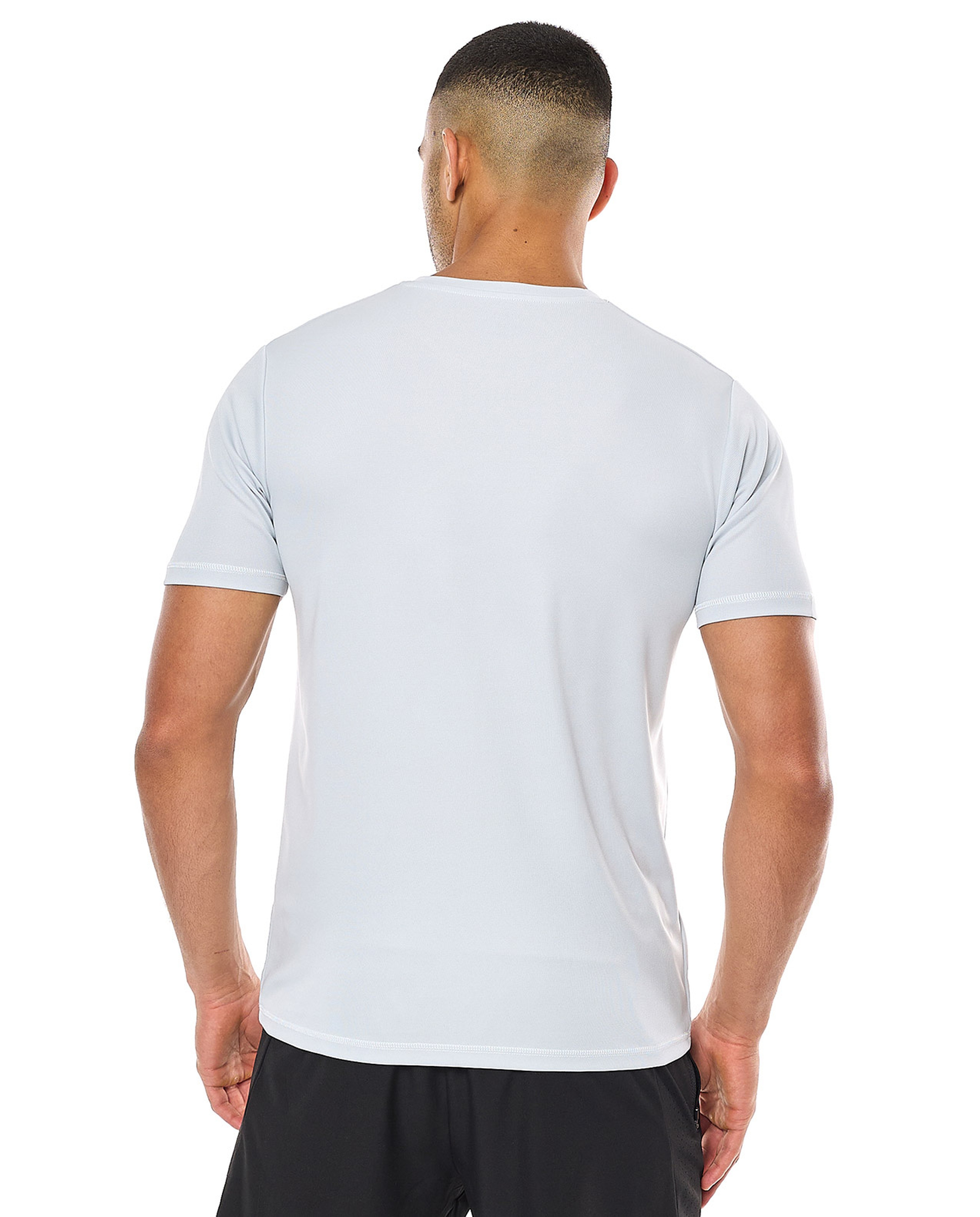 Printed Active T-Shirt with Crew Neck and Short Sleeves