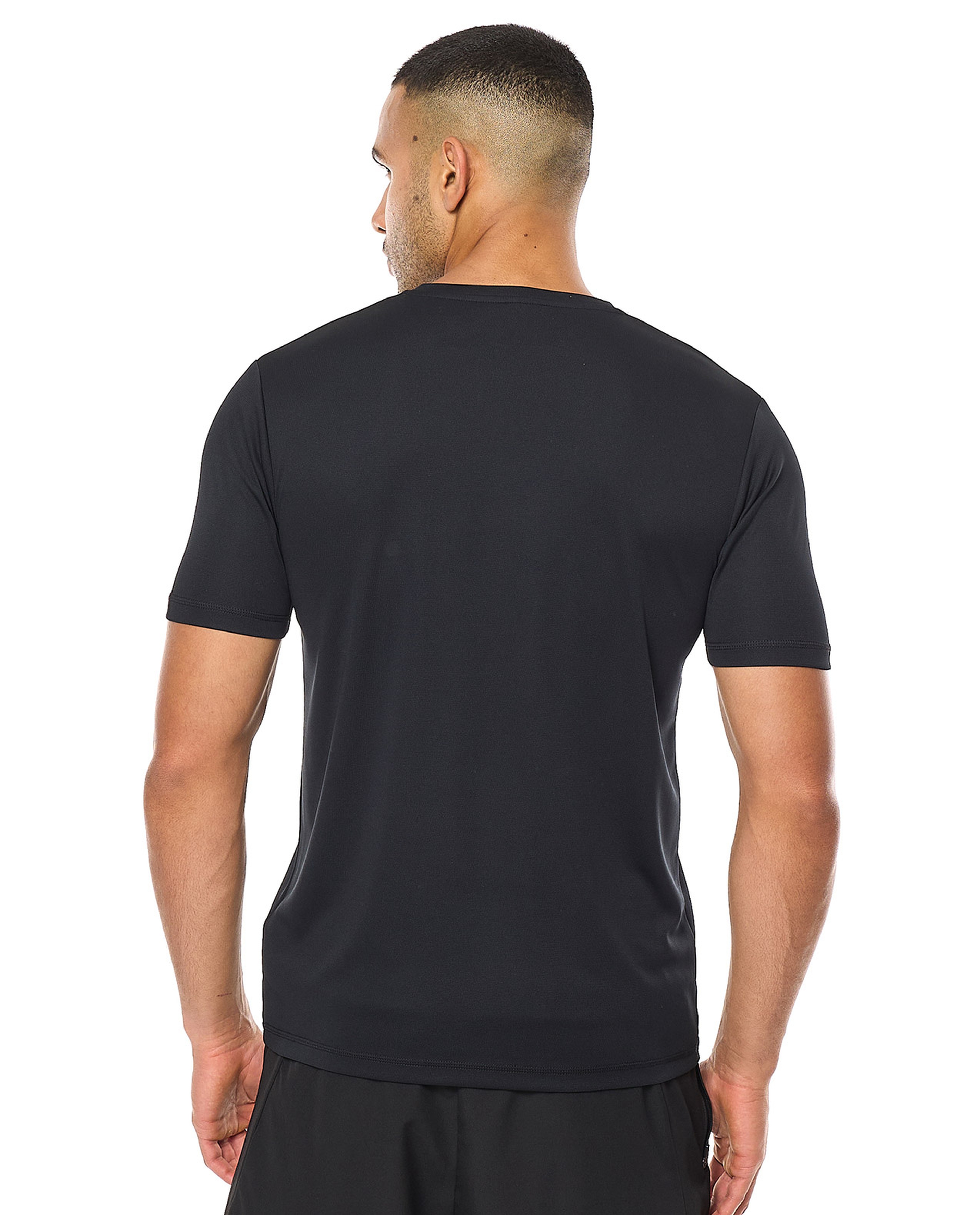 Printed Active T-Shirt with Crew Neck and Short Sleeves
