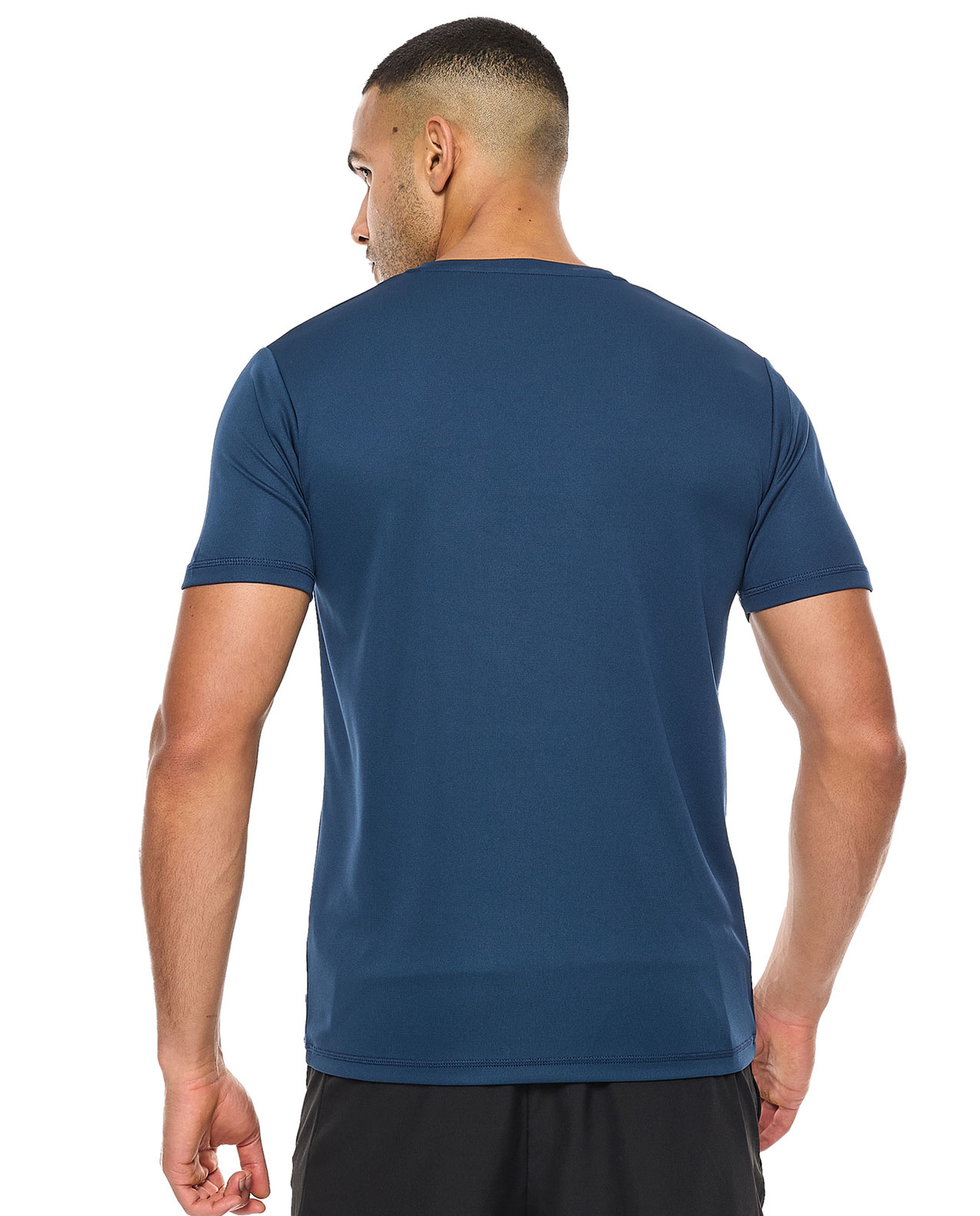 Printed Active T-Shirt with Crew Neck and Short Sleeves