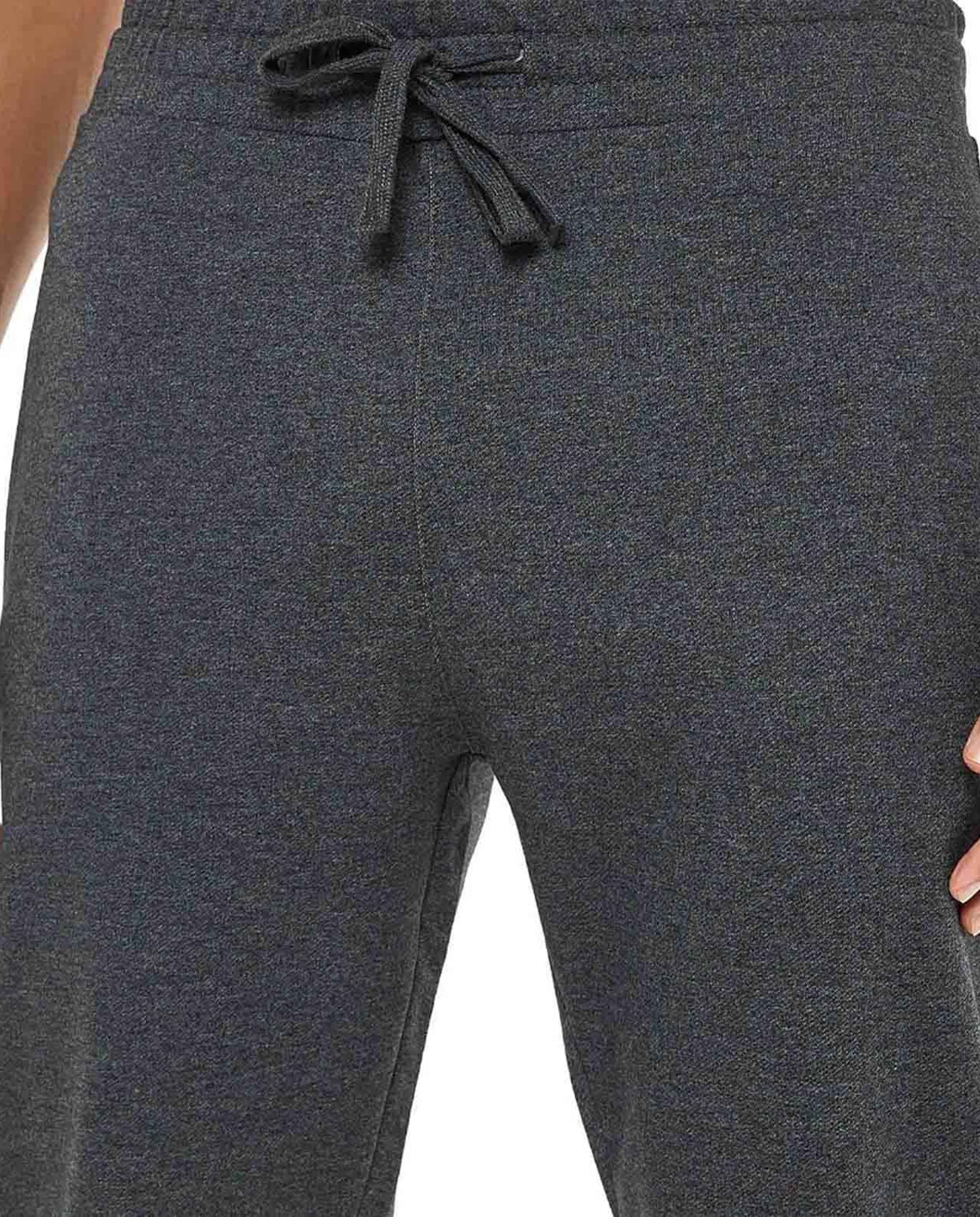 Textured Joggers with Drawstring Waist