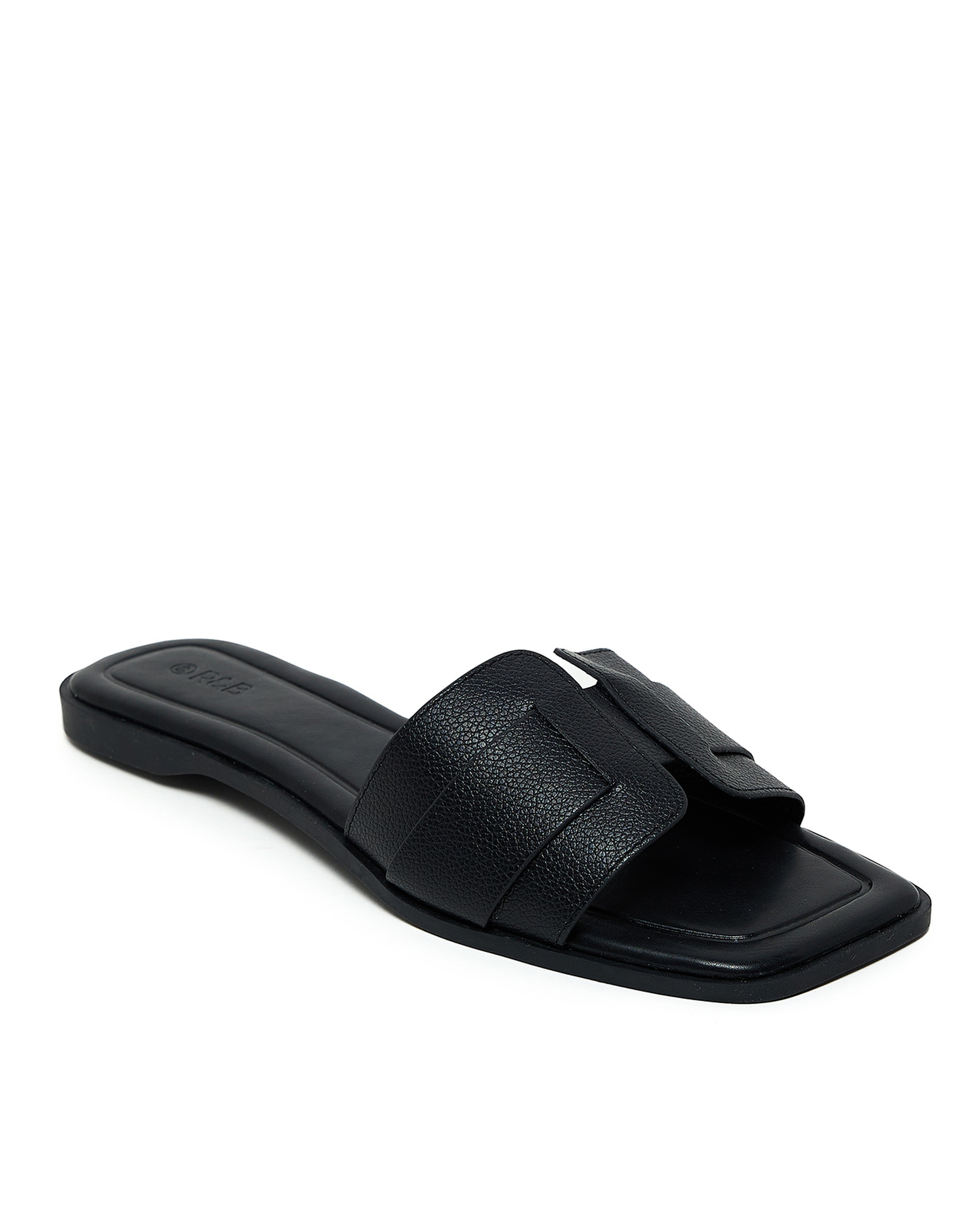 Textured Flat Sandals