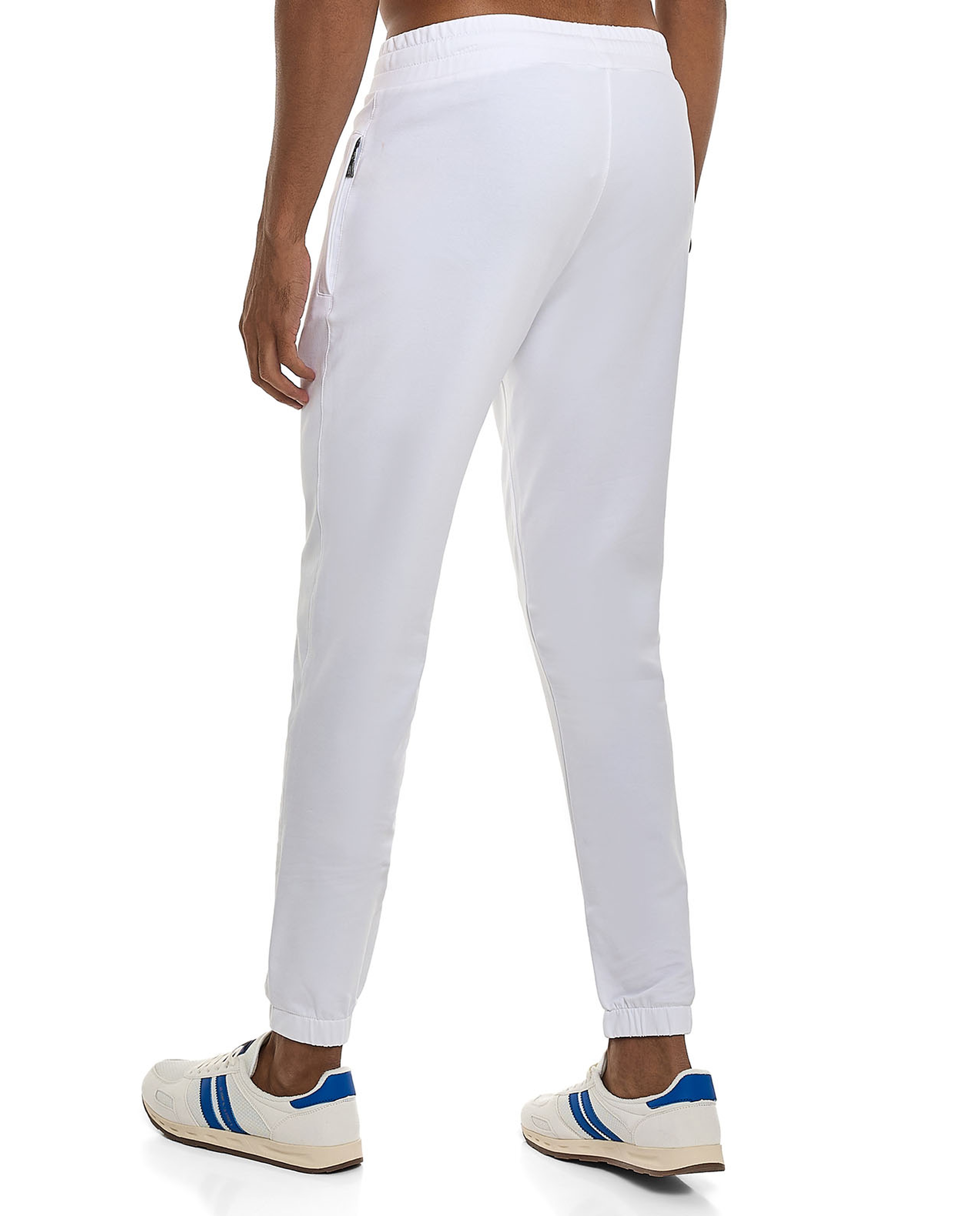 Solid Joggers with Drawstring Waist