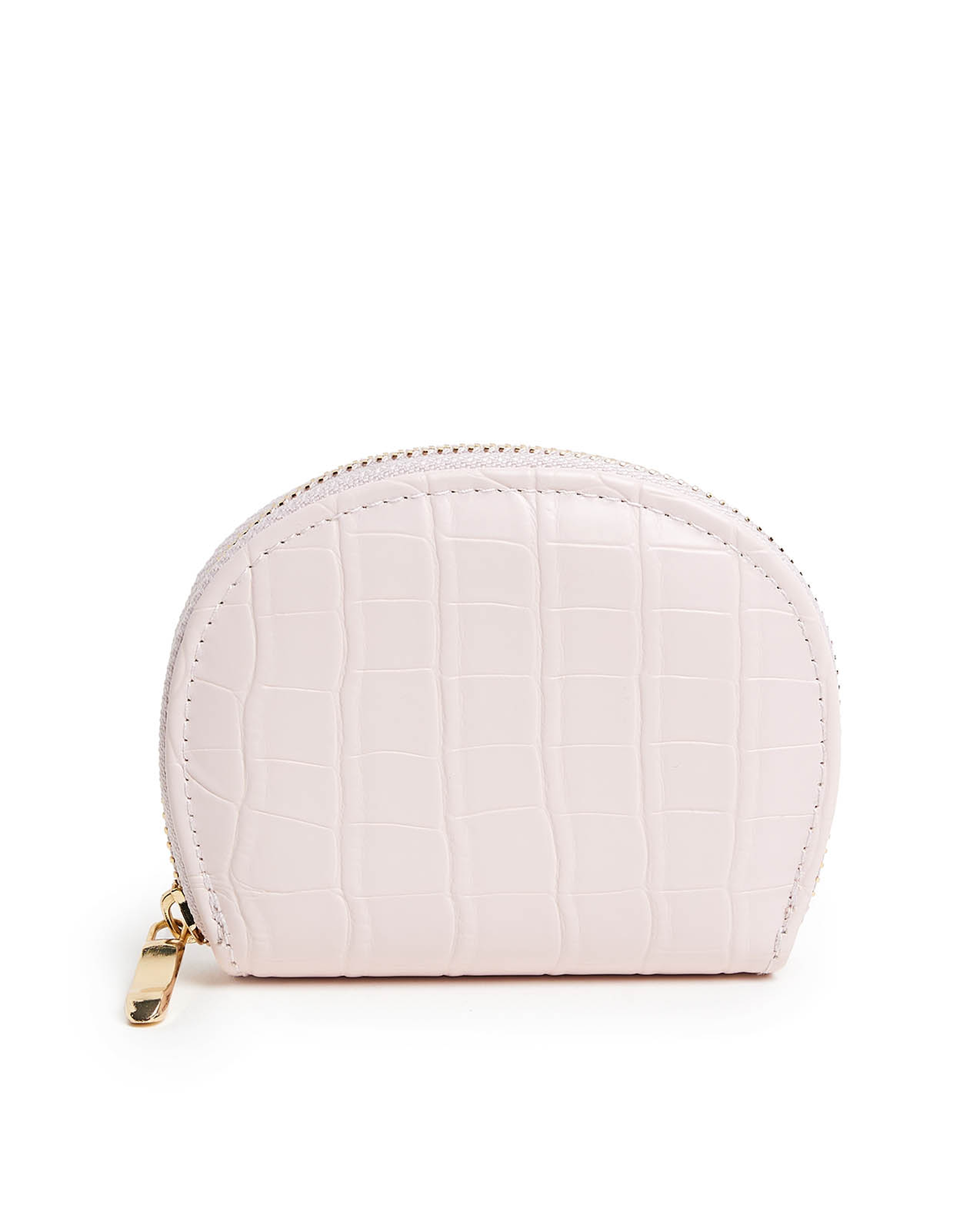 Textured Cosmetic Pouch