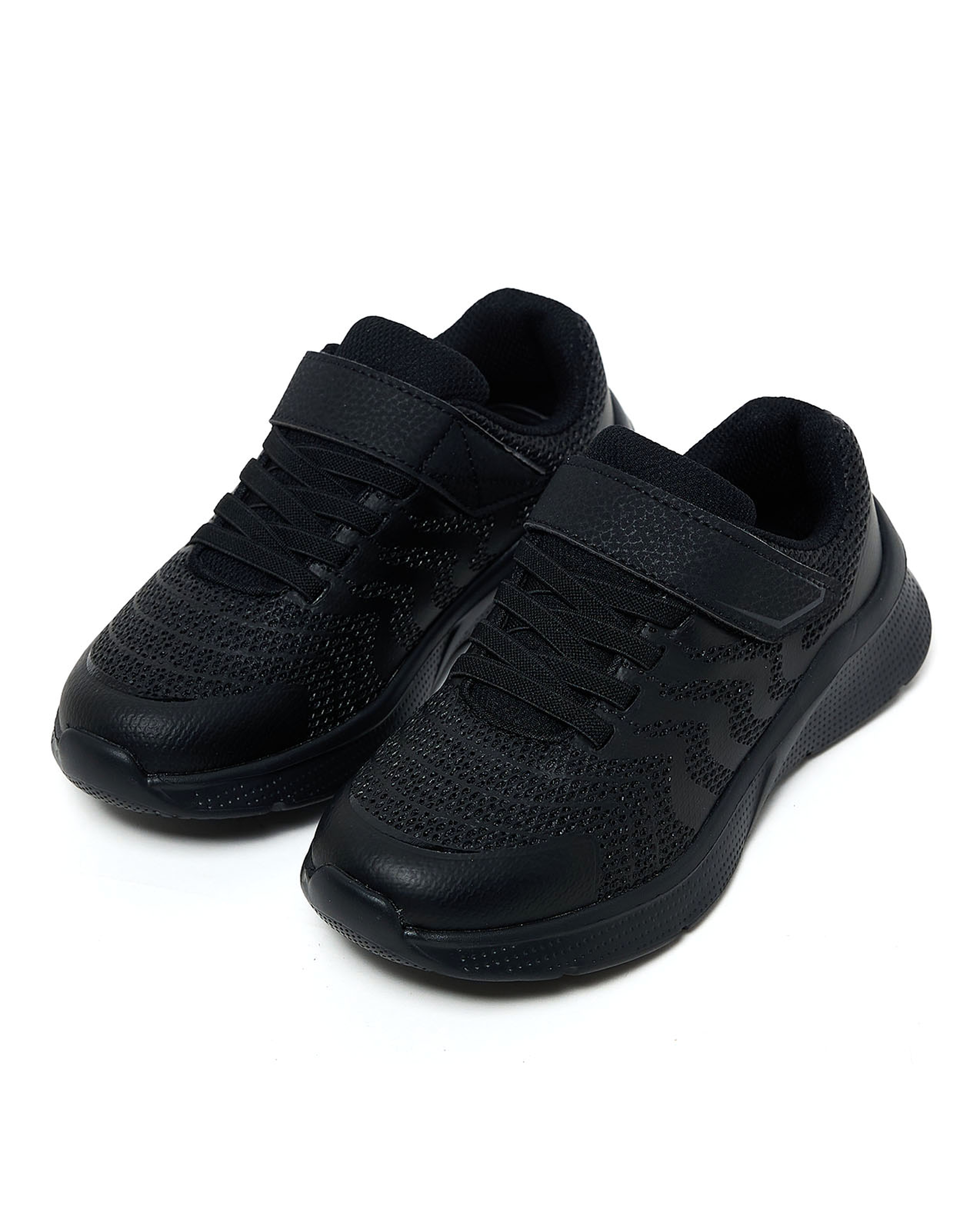 Knitted Velcro School Shoes