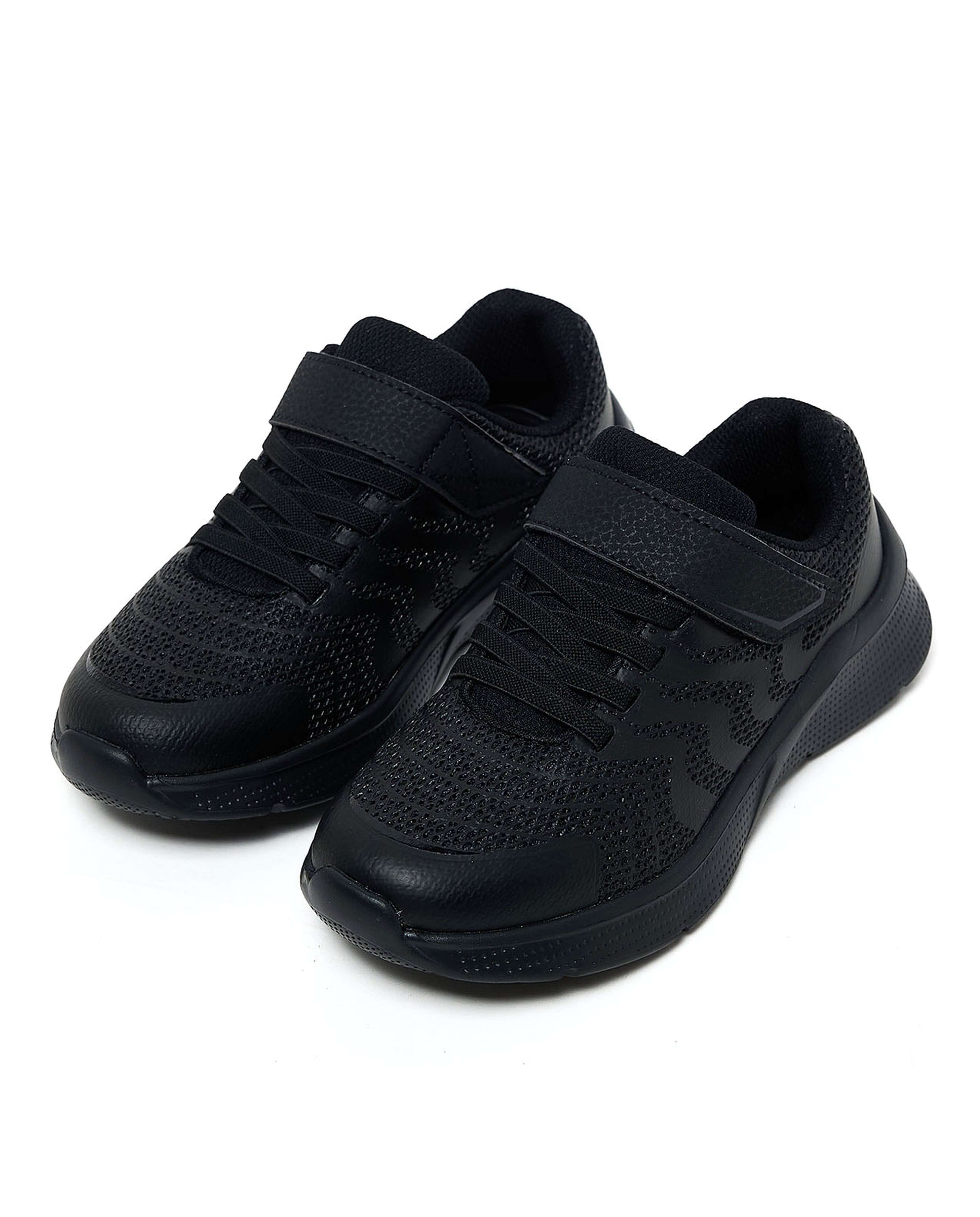 Knitted Velcro School Shoes