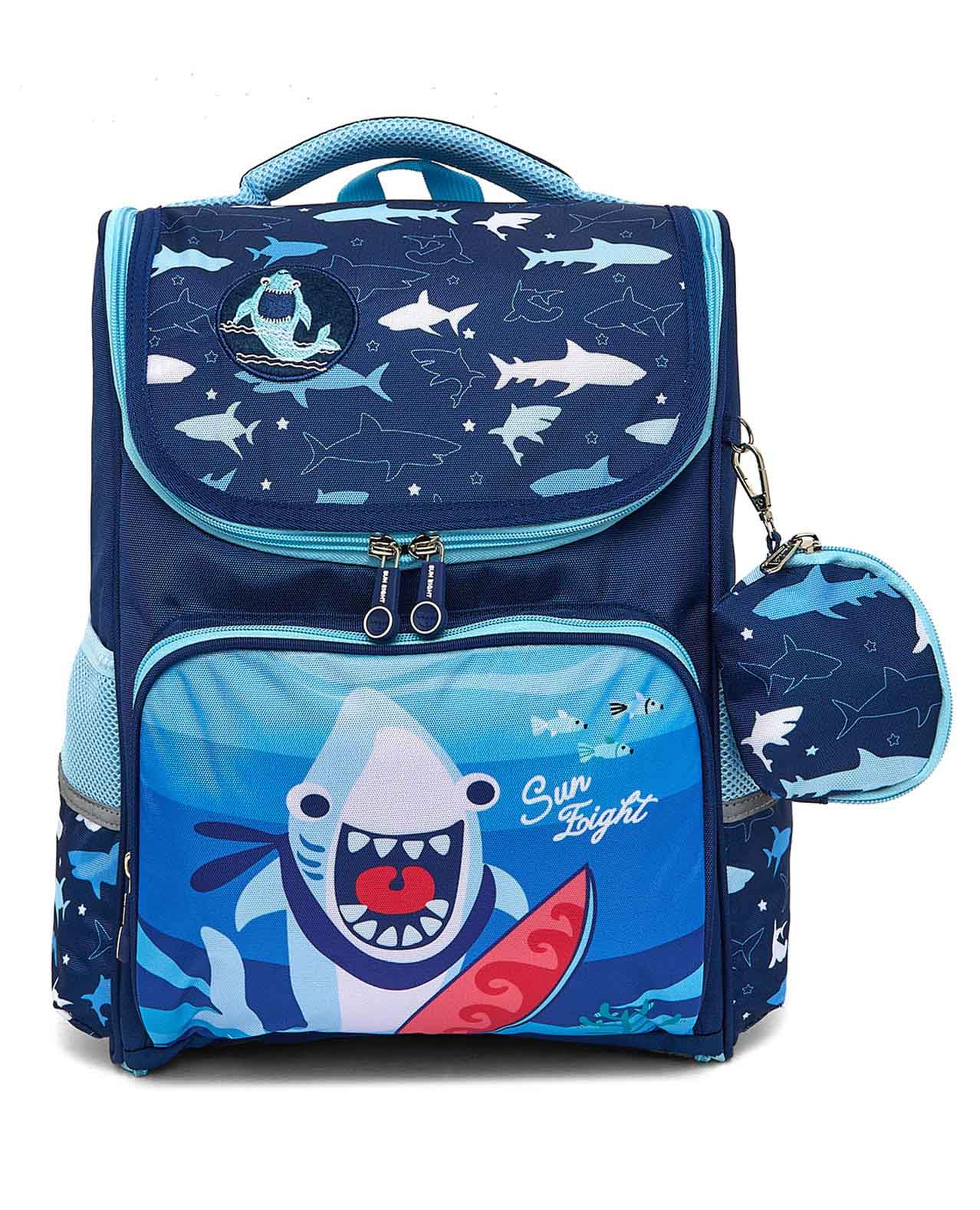 حقيبة ظهر بطبعة مع باوتش