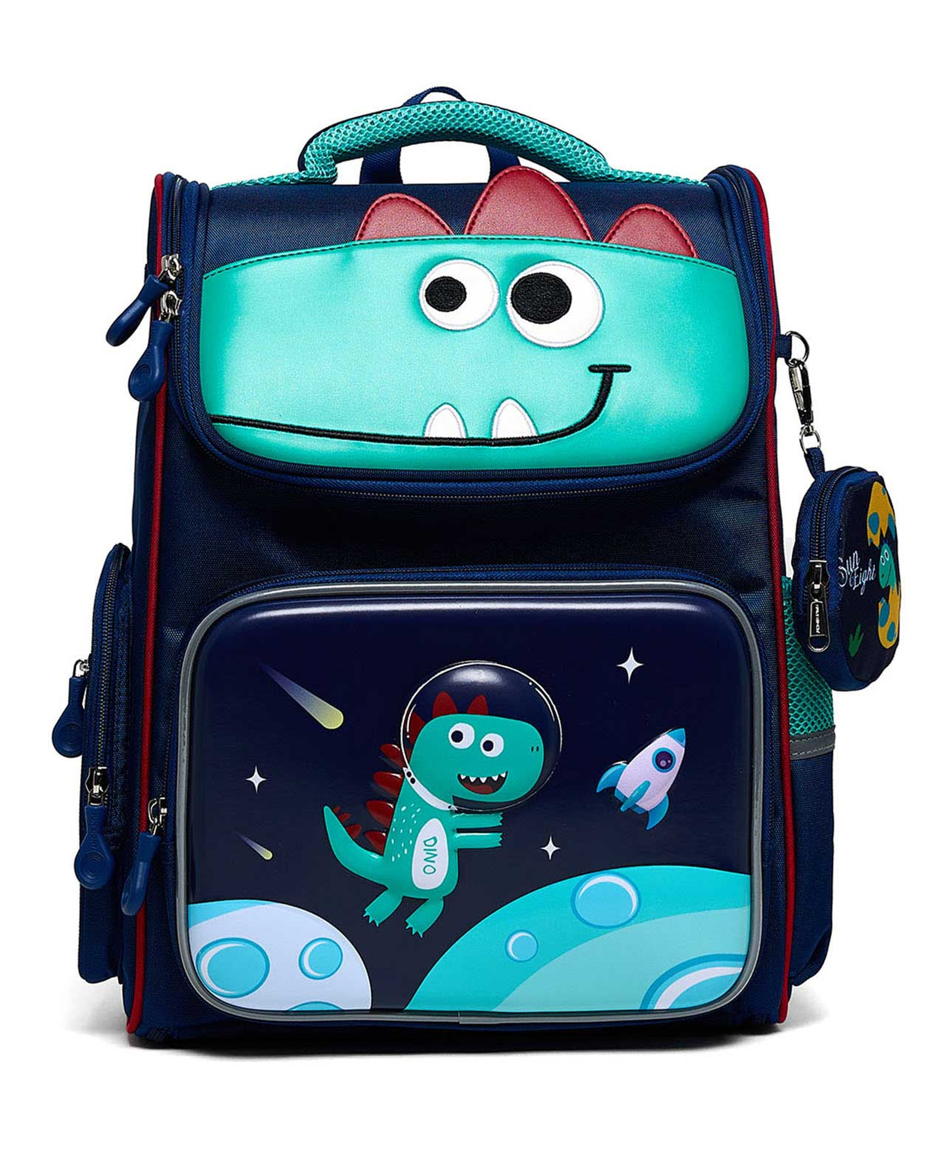 حقيبة ظهر بطبعة مع باوتش