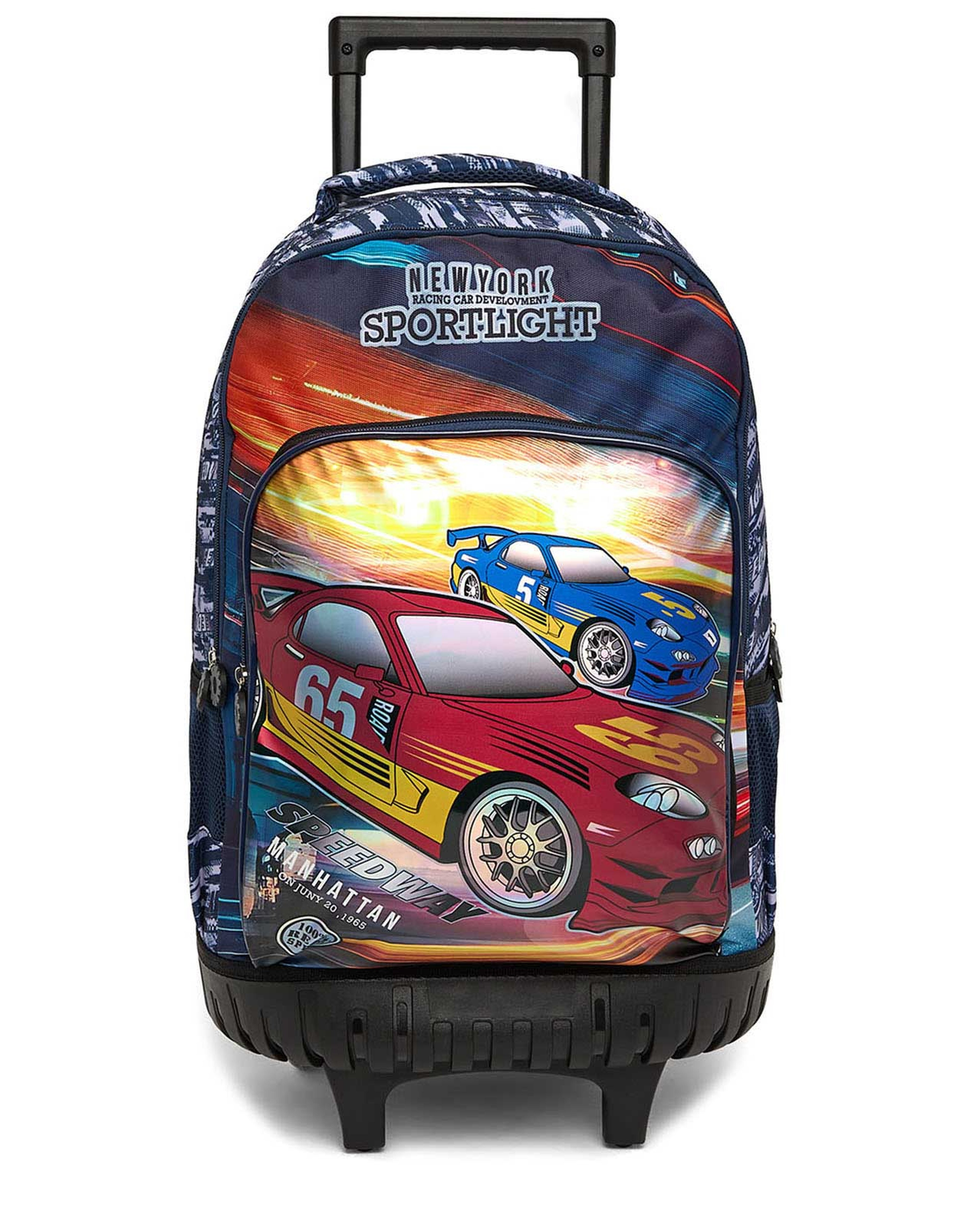 Printed Trolley Backpack