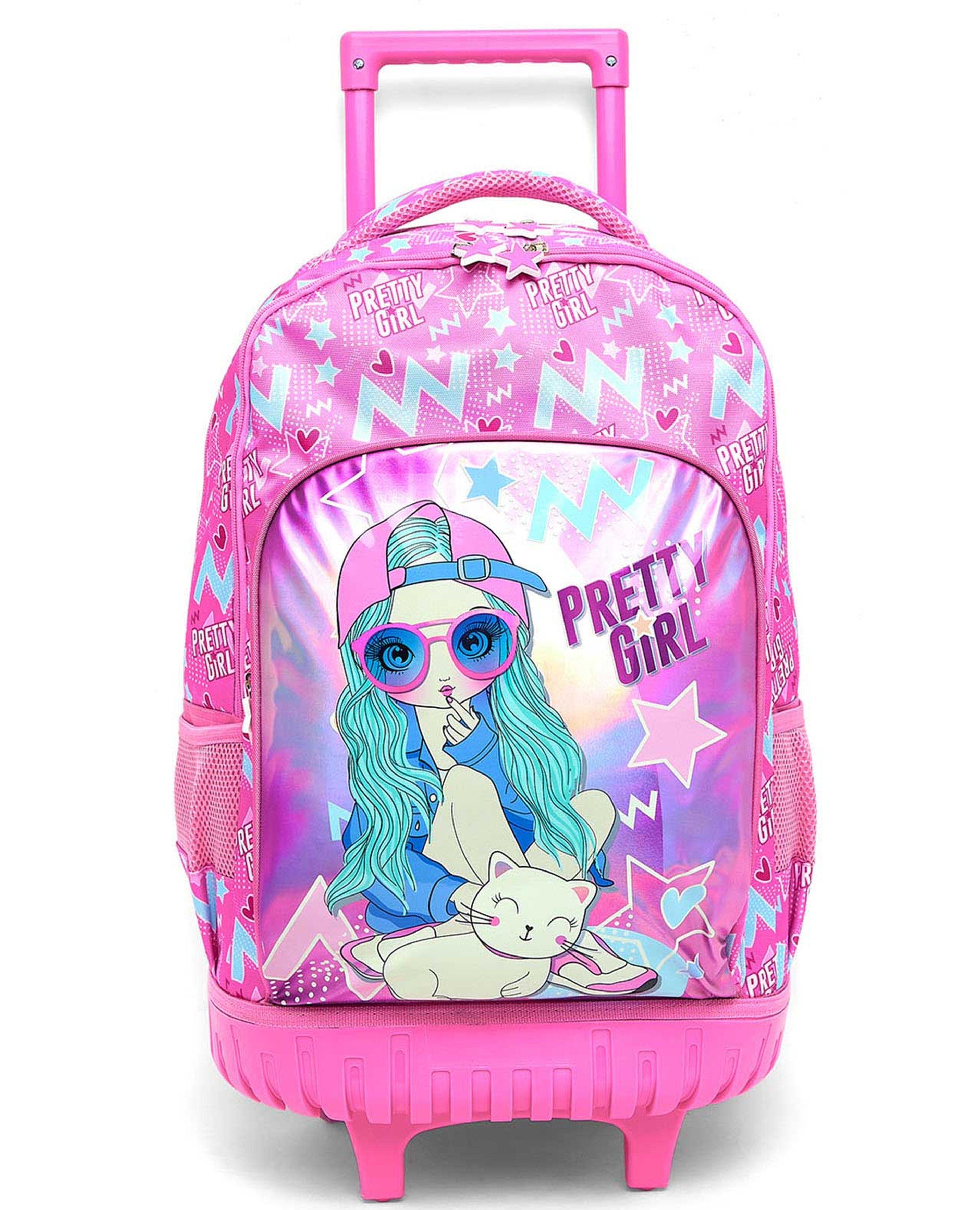 Printed Trolley Backpack