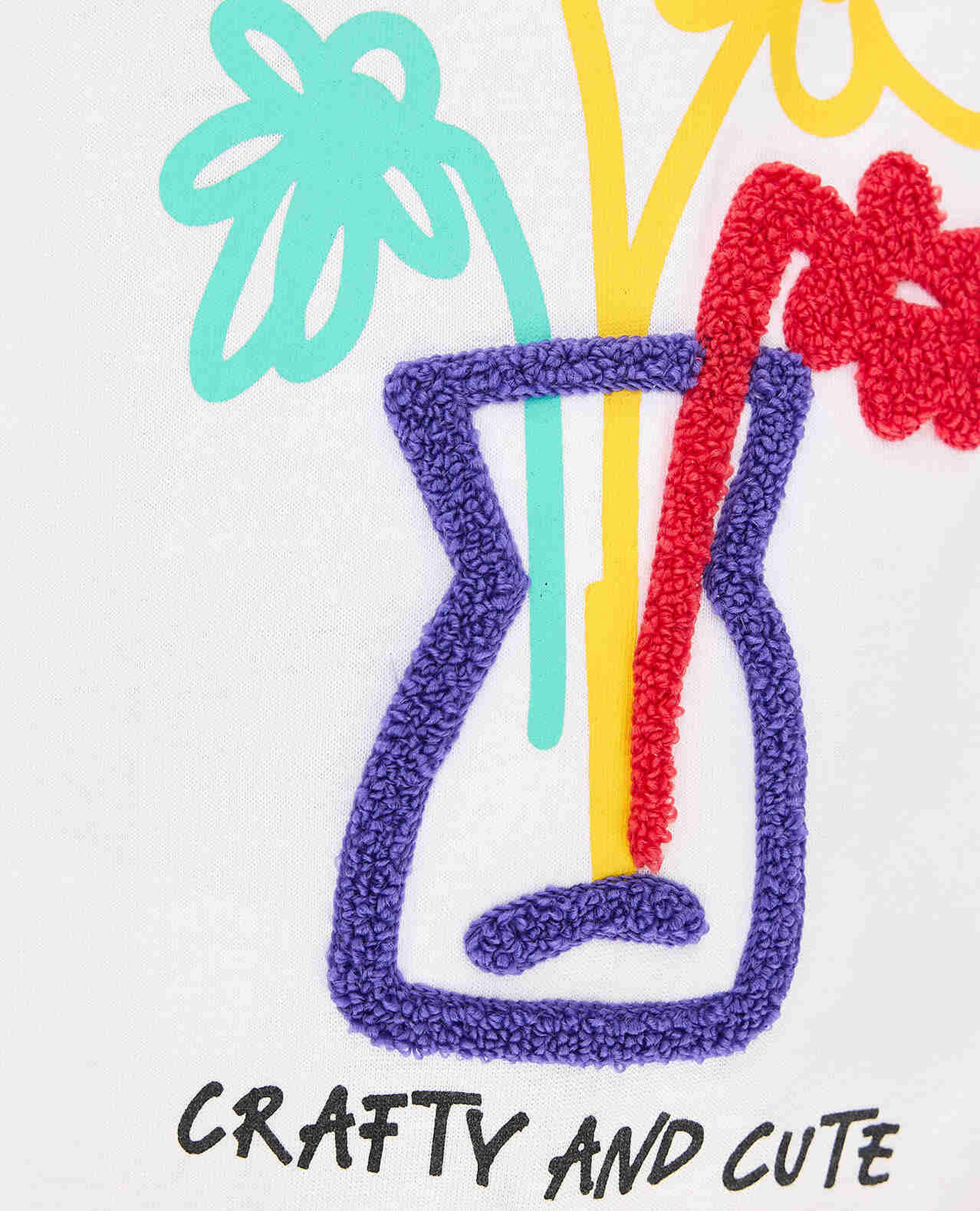 Printed T-Shirt With Round Neck and Short Sleeves