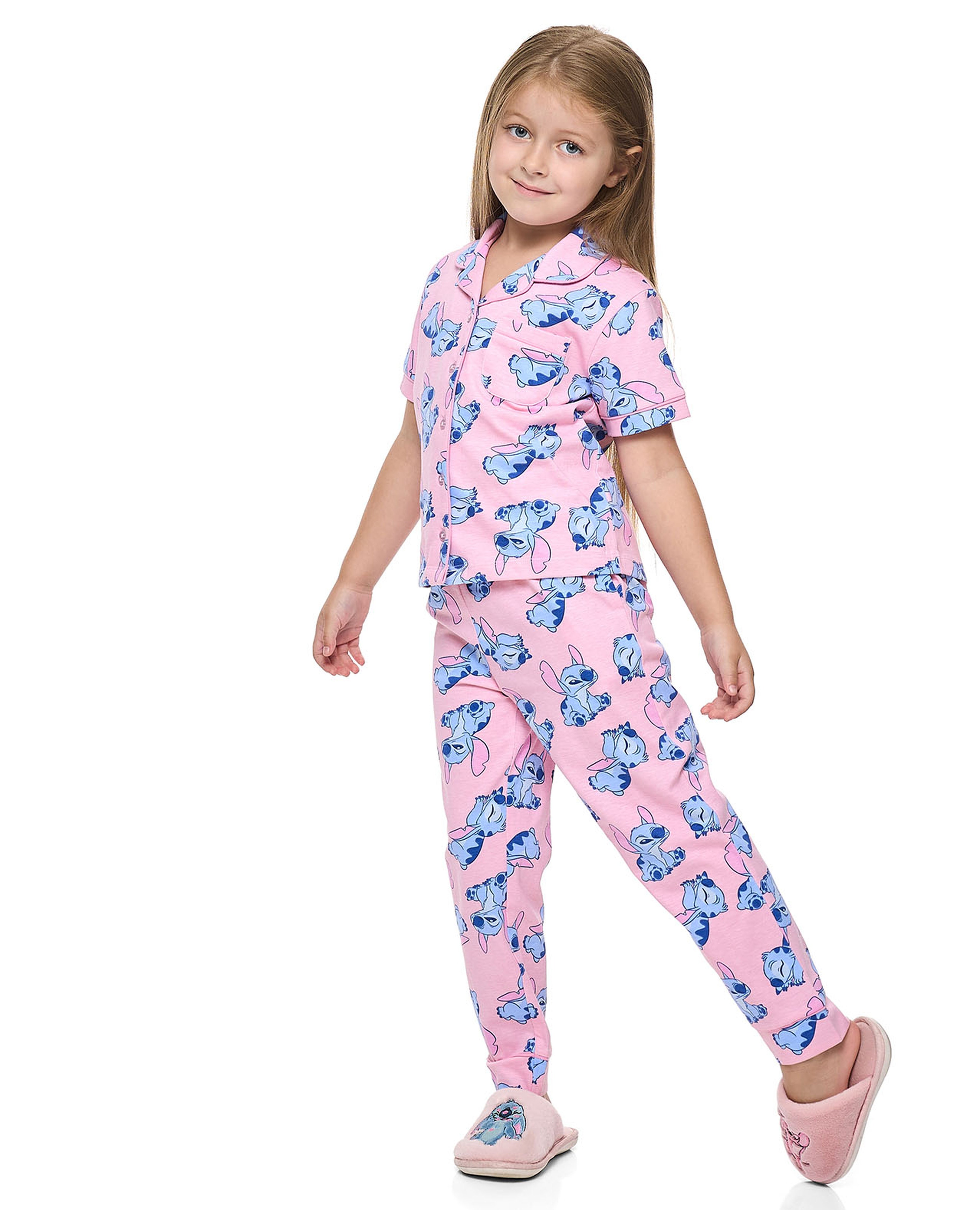 Stitch Print Pyjama Set