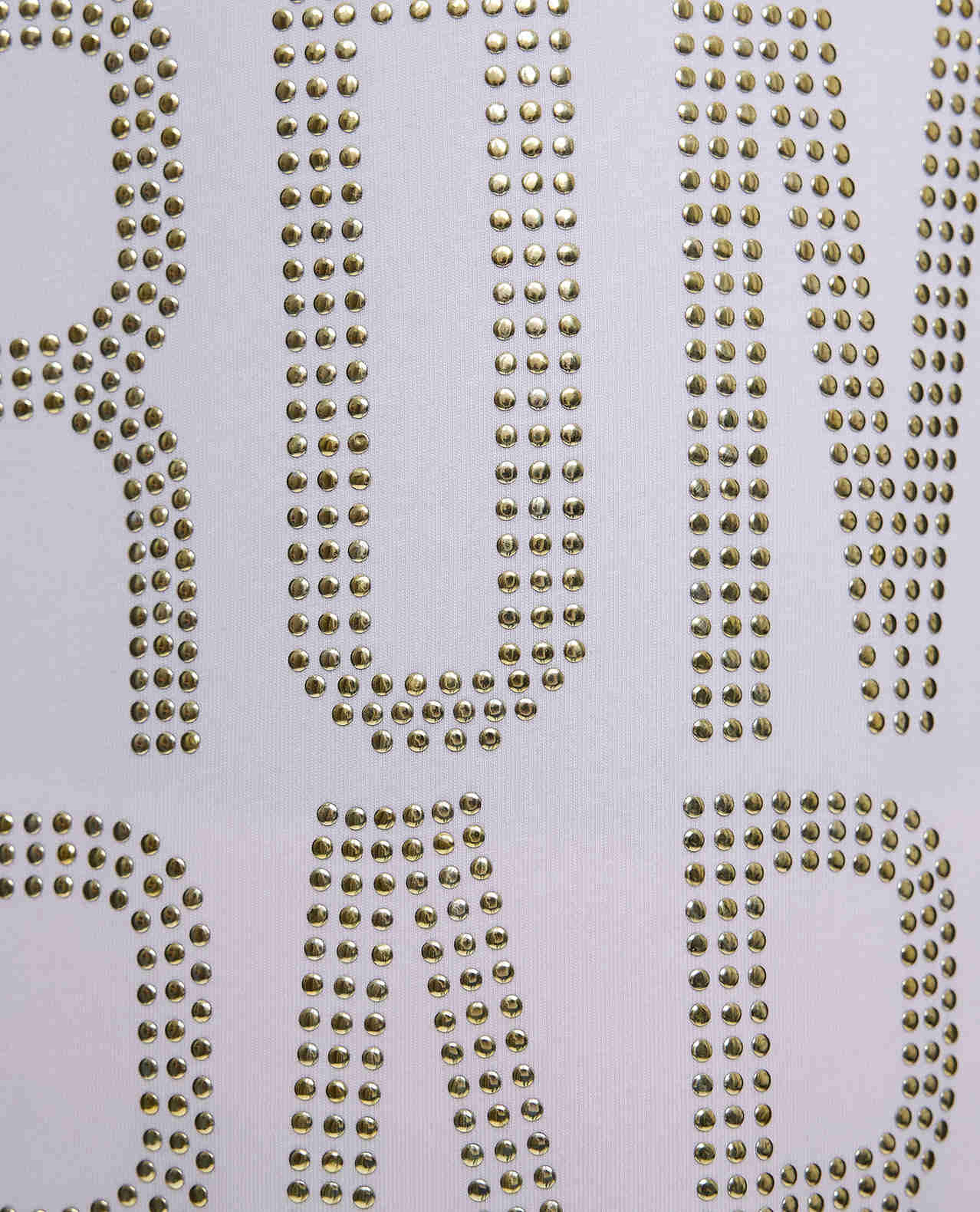 Studded T-Shirt With Crew Neck and Short Sleeves