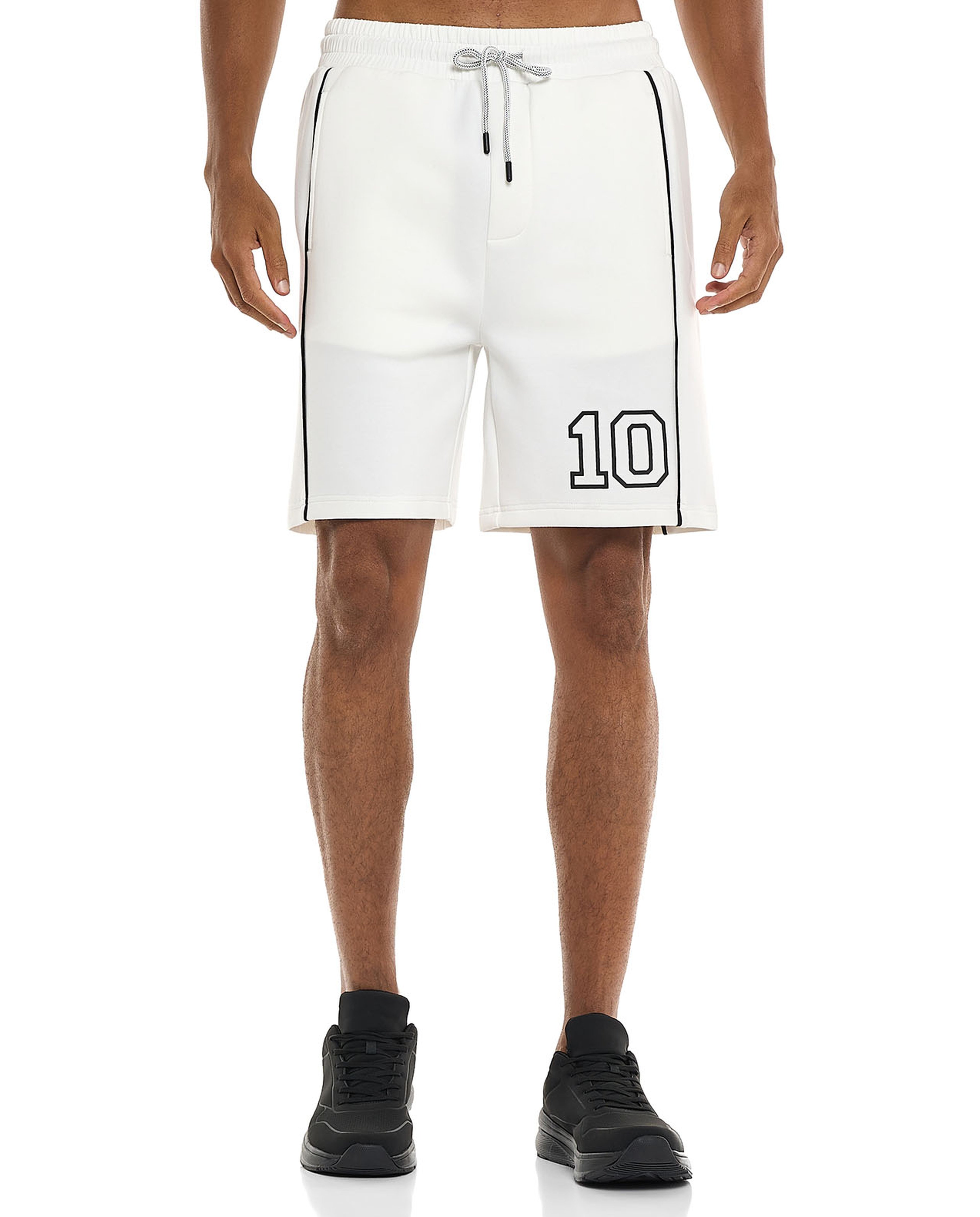 Printed Shorts with Drawstring Waist