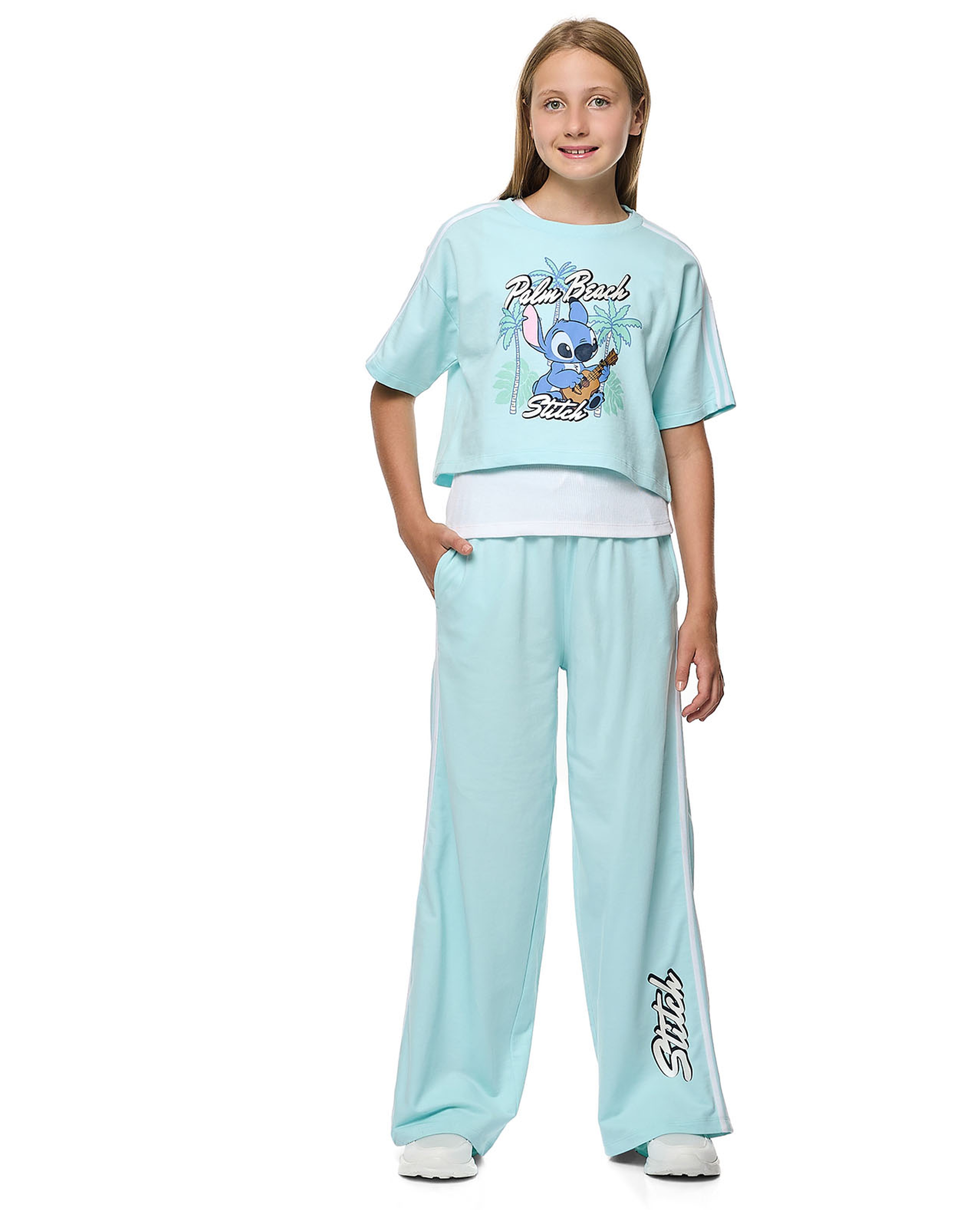 طقم ملابس بطبعة - قطعتين