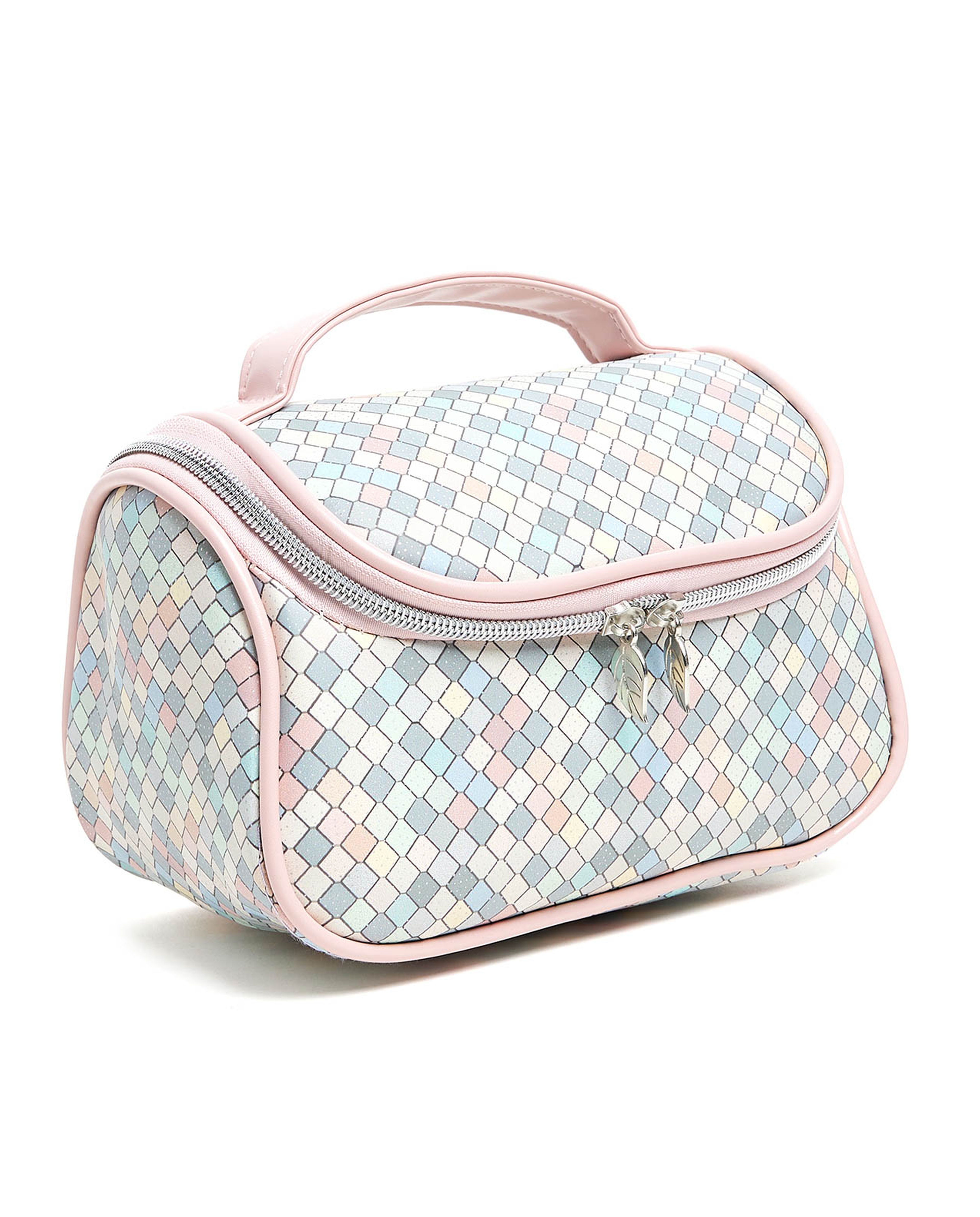 Patterned Cosmetic Pouch