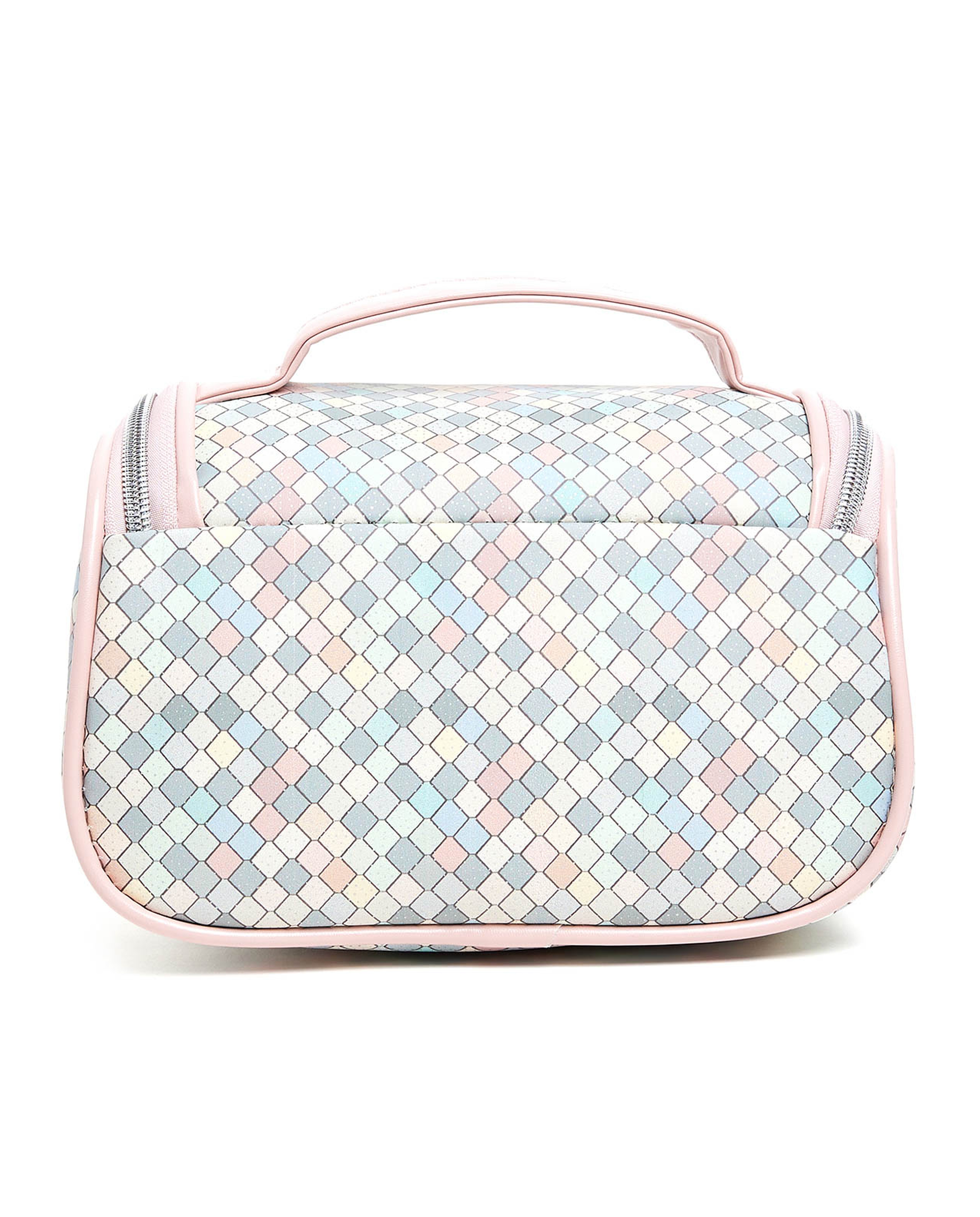Patterned Cosmetic Pouch