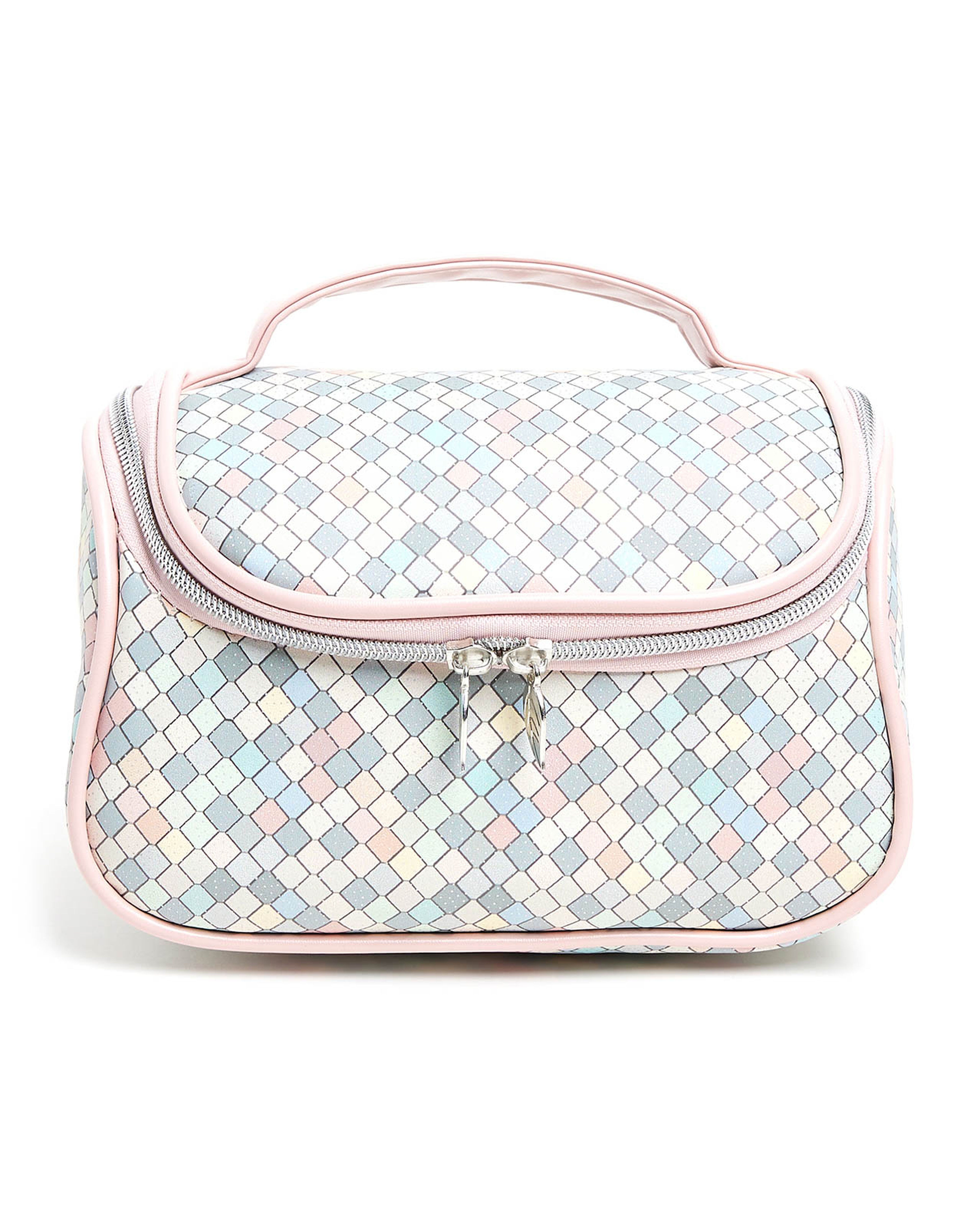 Patterned Cosmetic Pouch