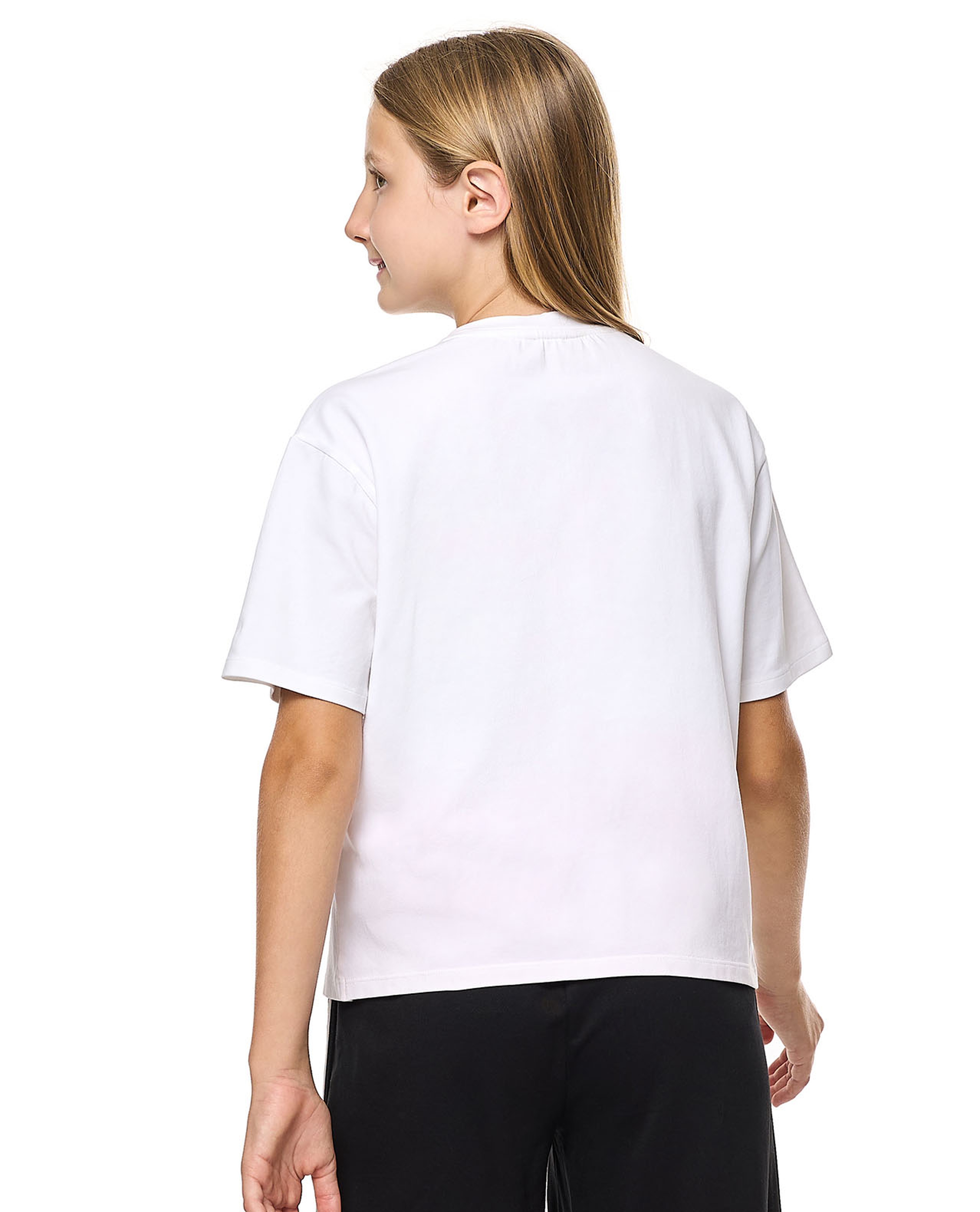 Embellished T-Shirt With Crew Neck and Short Sleeves