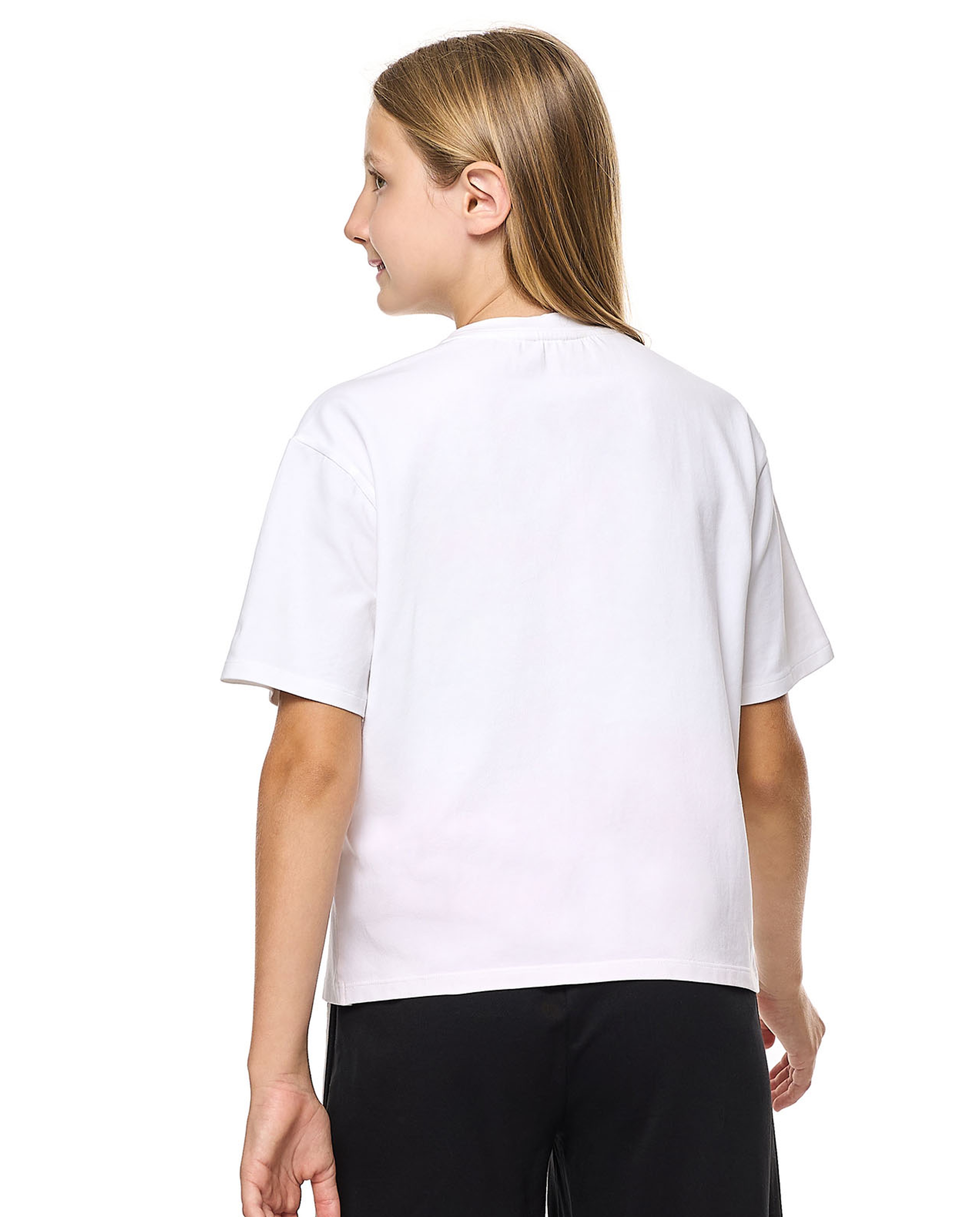 Embellished T-Shirt With Crew Neck and Short Sleeves