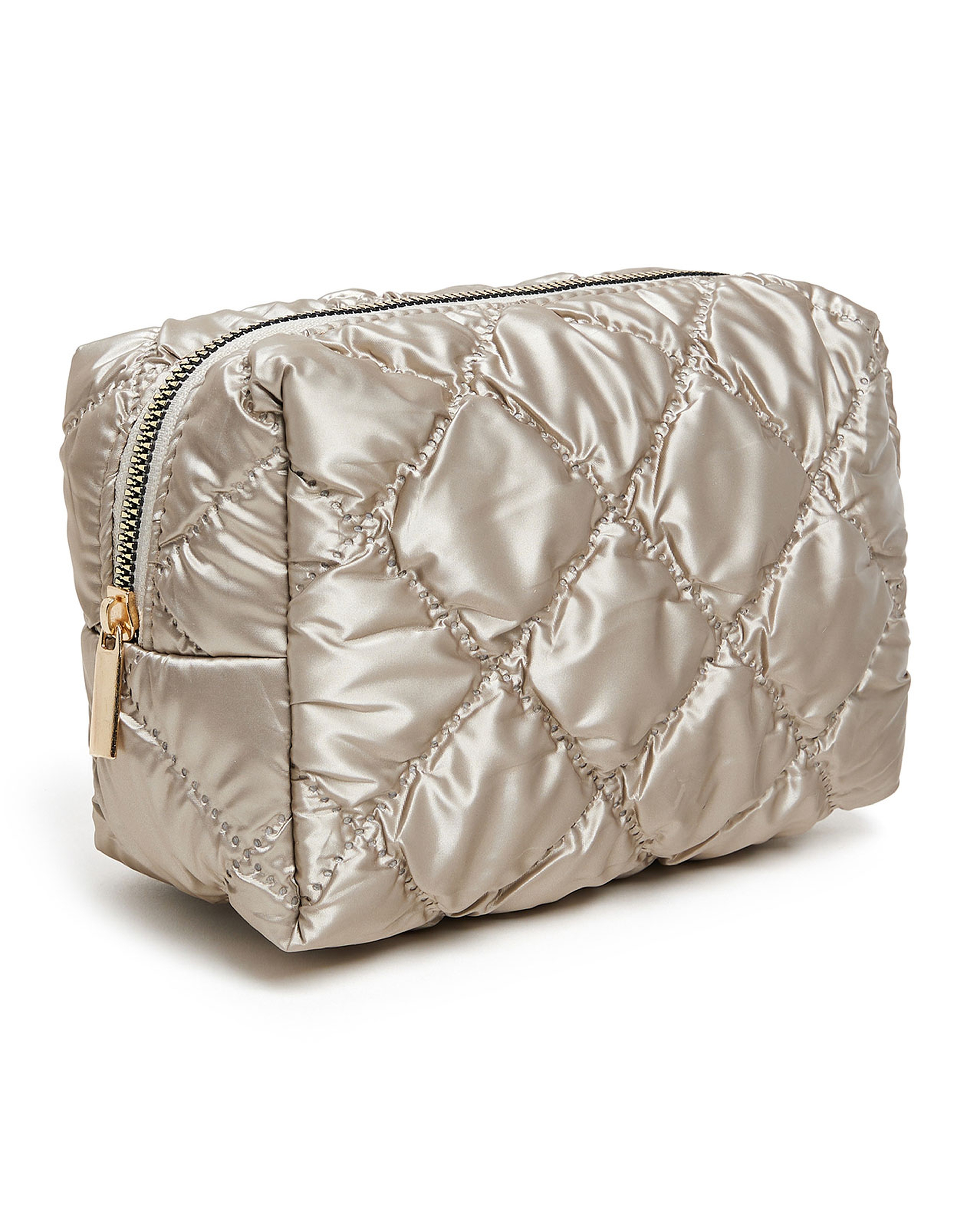 Quilted Cosmetic Pouch