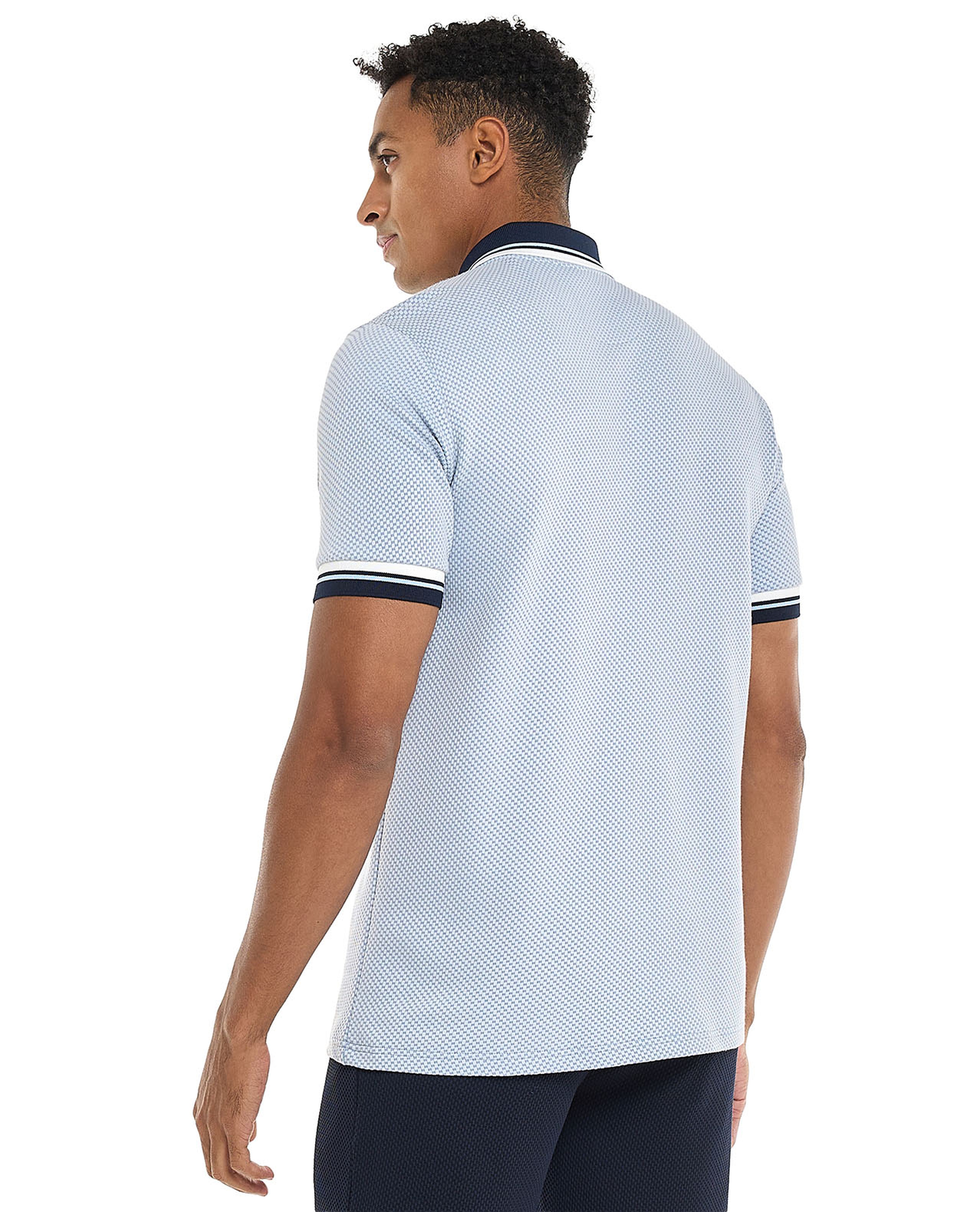Contrast Tipping Polo T-Shirt with Short Sleeves