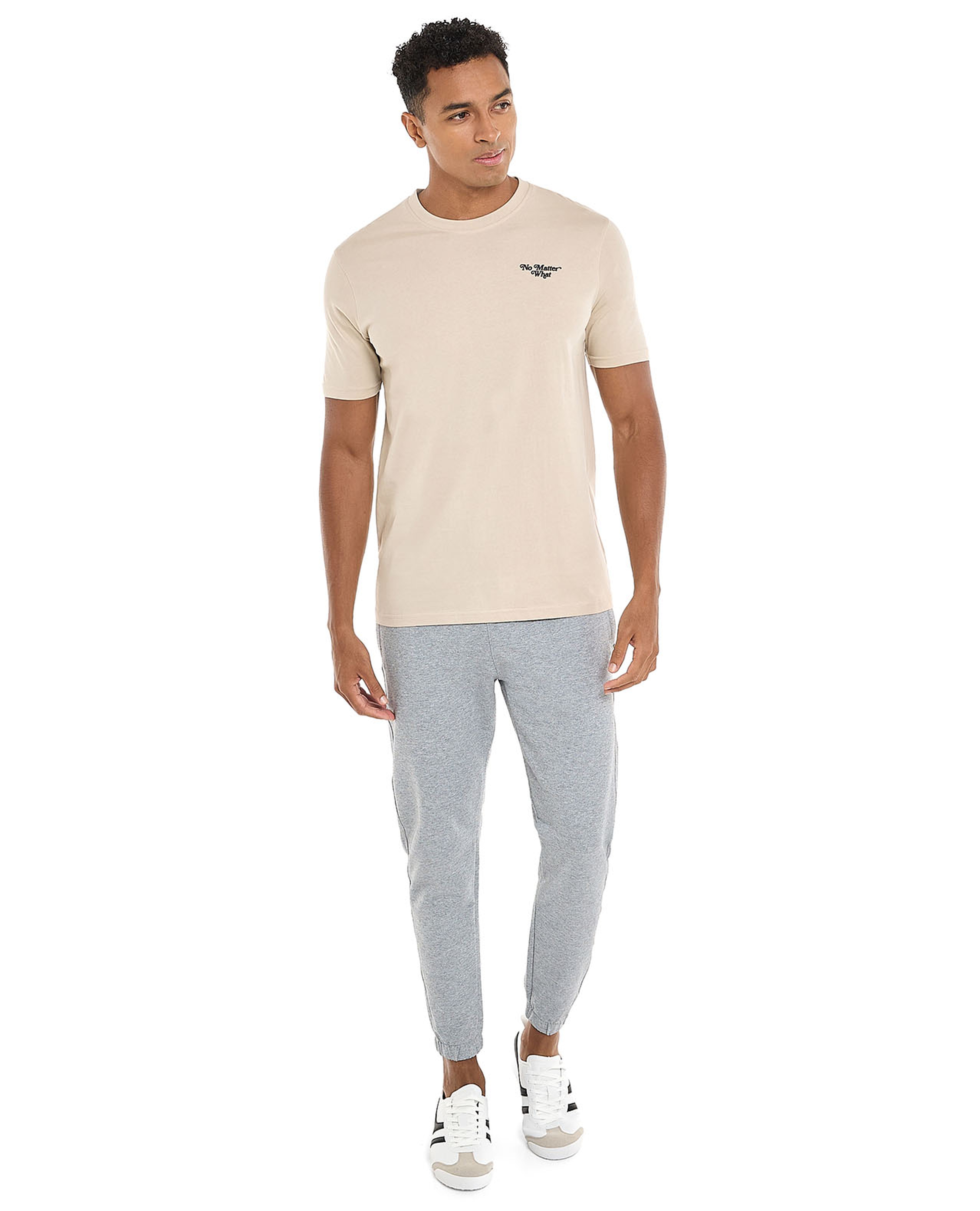 Printed T-Shirt with Crew Neck and Short Sleeves